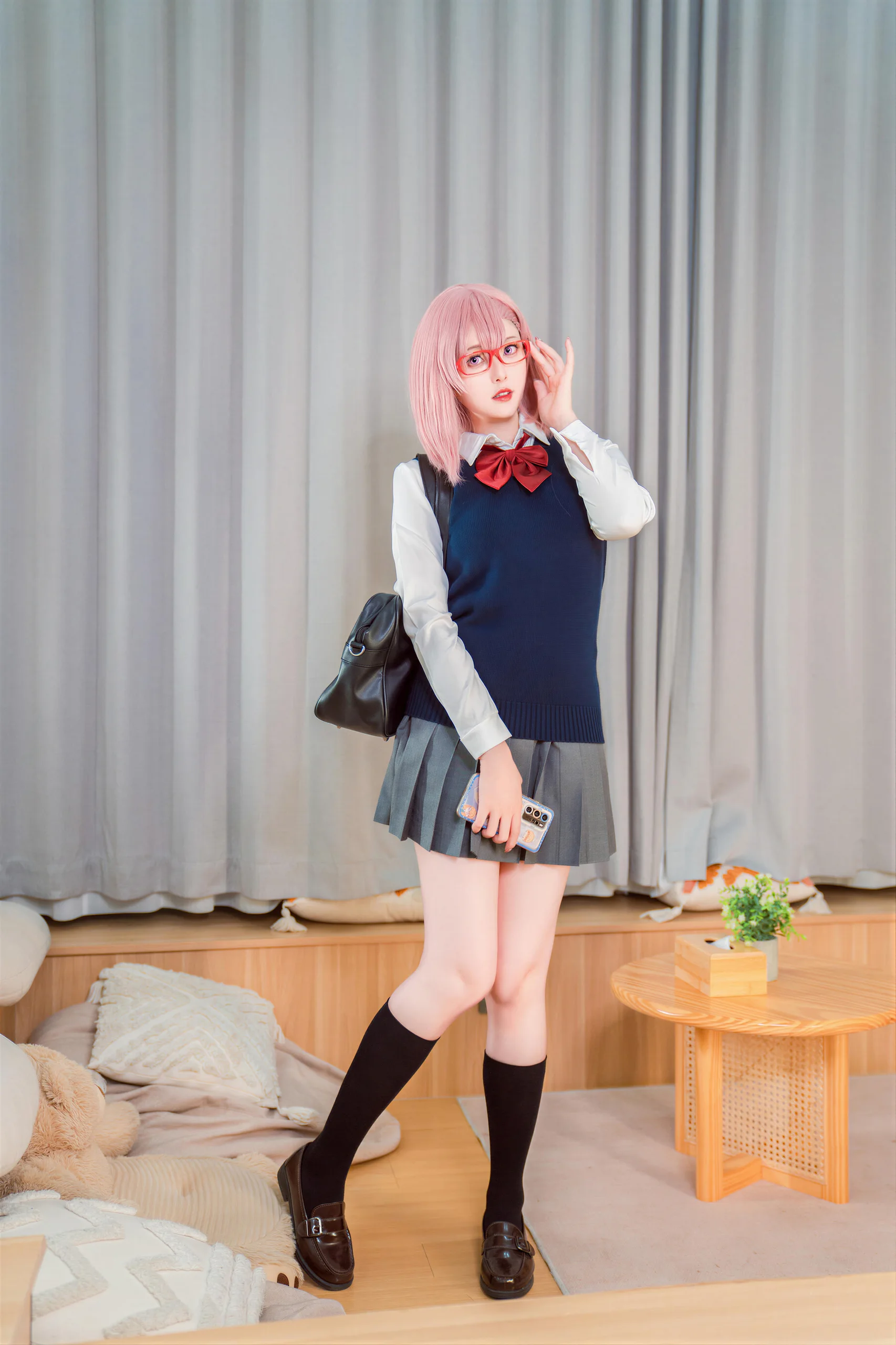 Natsuko夏夏子 2 5次元的诱惑 天乃莉莉纱校服25P 104 1M