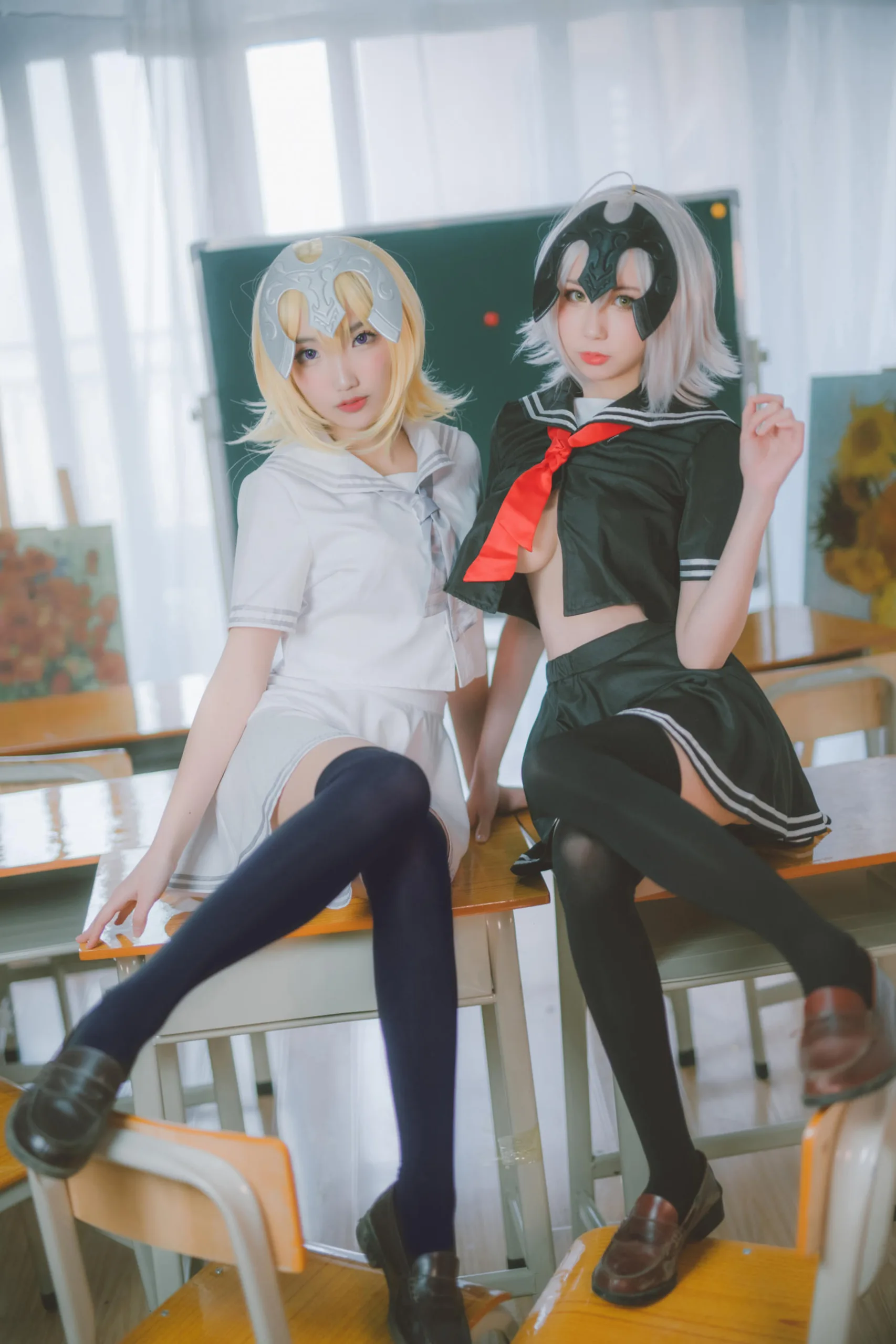 西园寺南歌 黑白贞德 JK制服 24P
