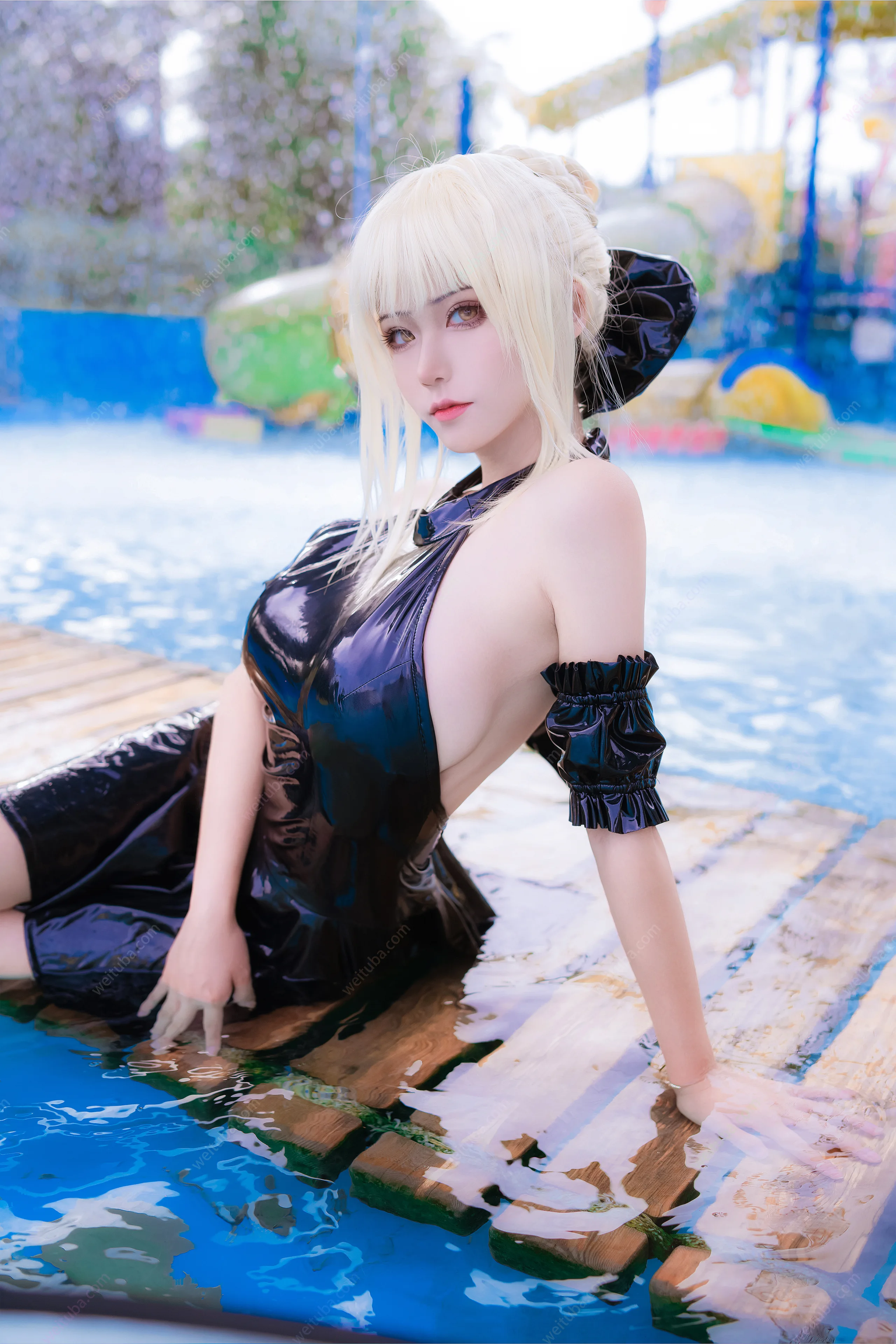 Seya狮砸 FGO 黑呆泳衣 10P