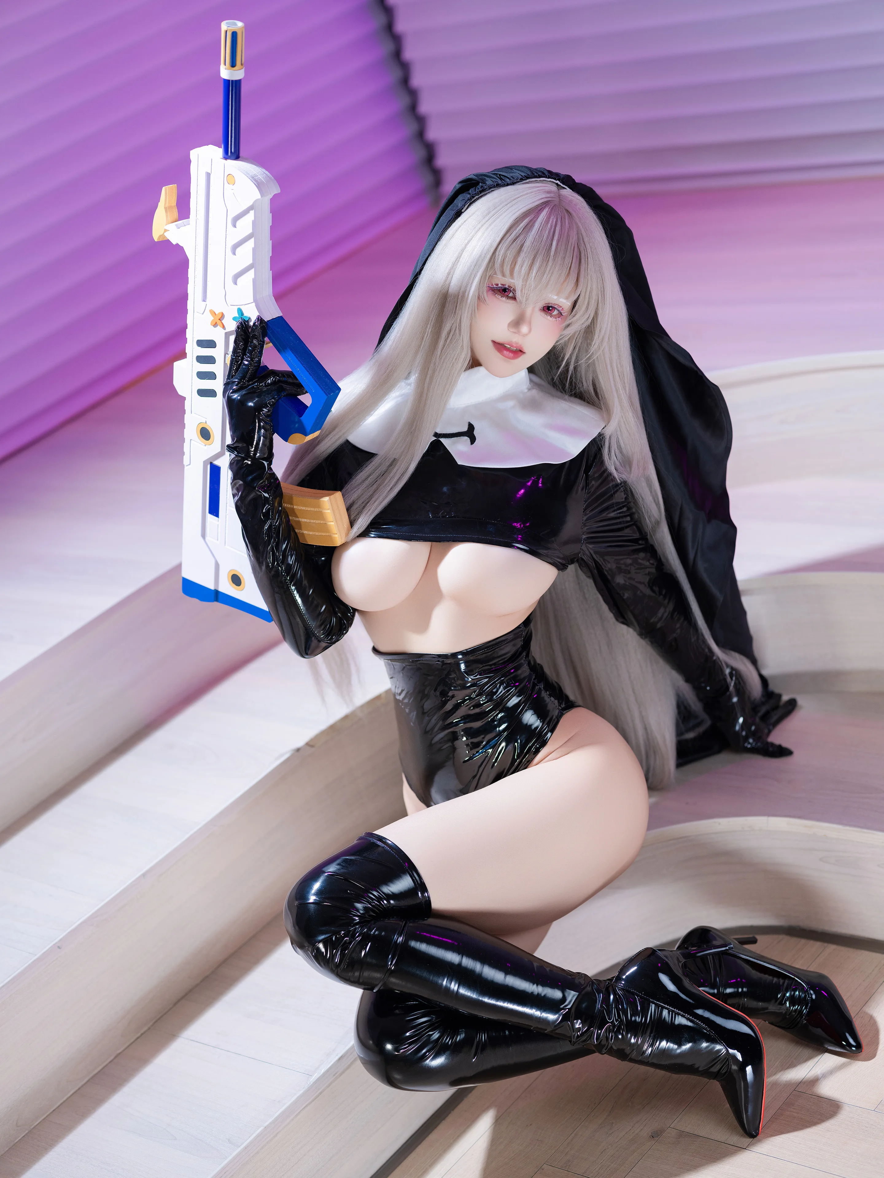 小仓千代w Patreon订阅 蔚蓝档案 歌住樱子同人修女服64P 184 7M