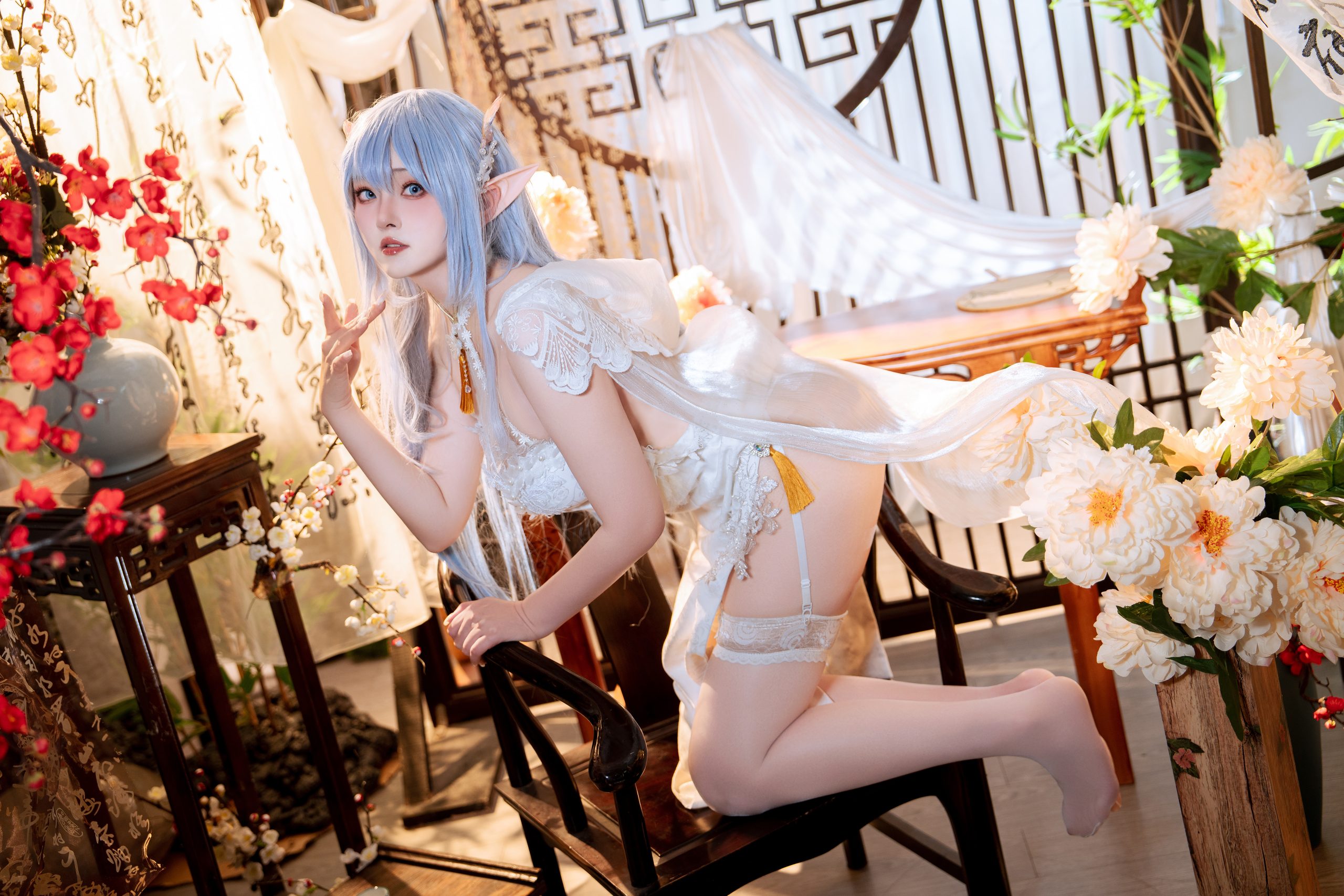 《碧蓝航线》阿尔比恩旗袍：Natsuko夏夏子 - 第11张写真大图