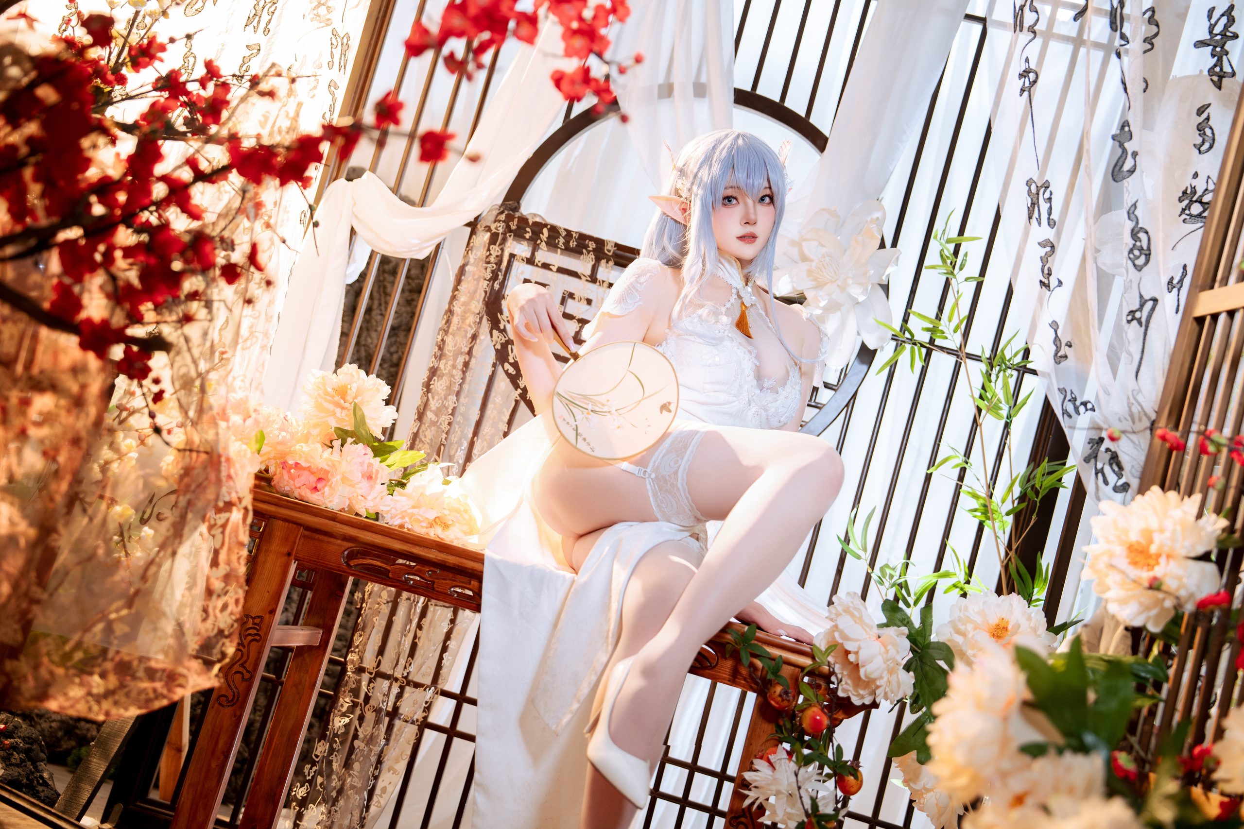 《碧蓝航线》阿尔比恩旗袍：Natsuko夏夏子 - 第12张写真大图
