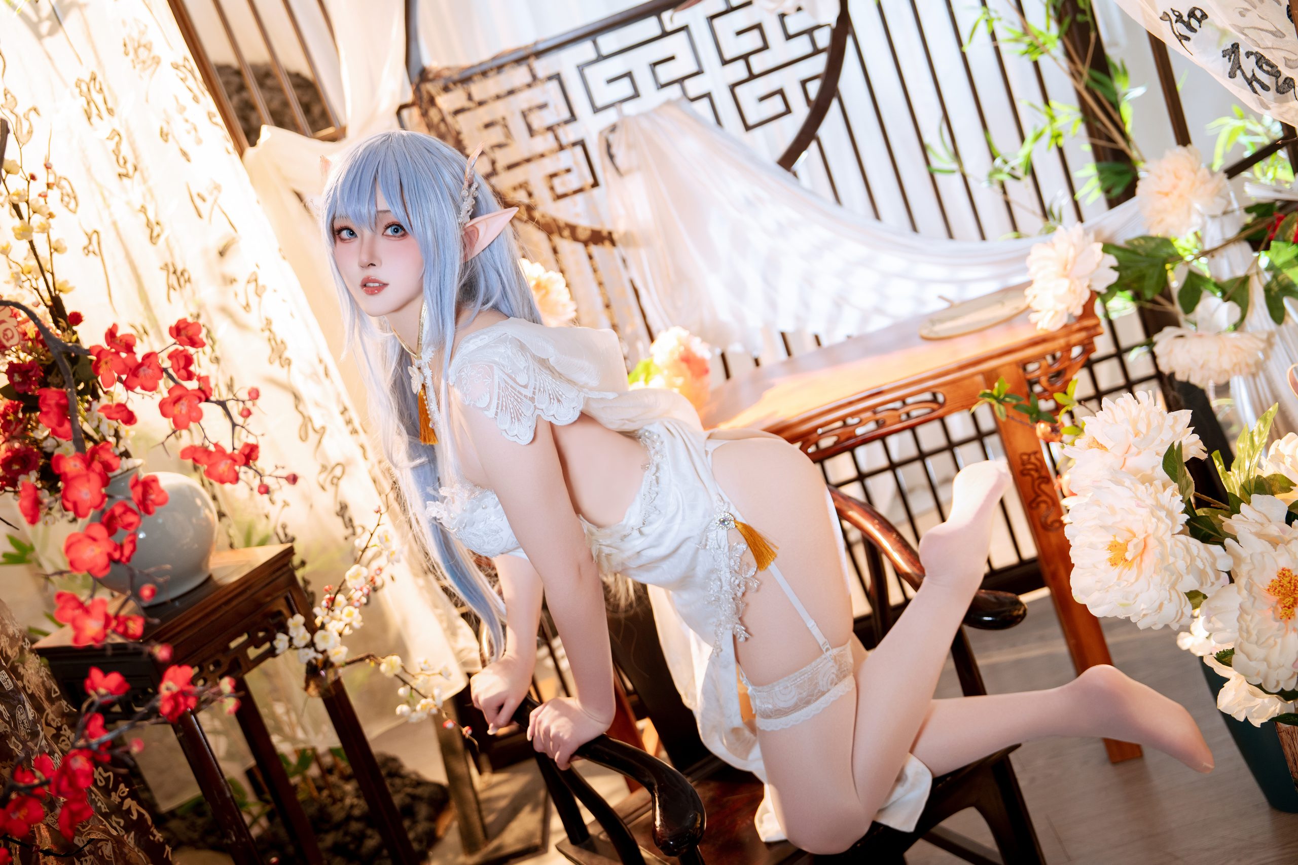 《碧蓝航线》阿尔比恩旗袍：Natsuko夏夏子 - 第13张写真大图