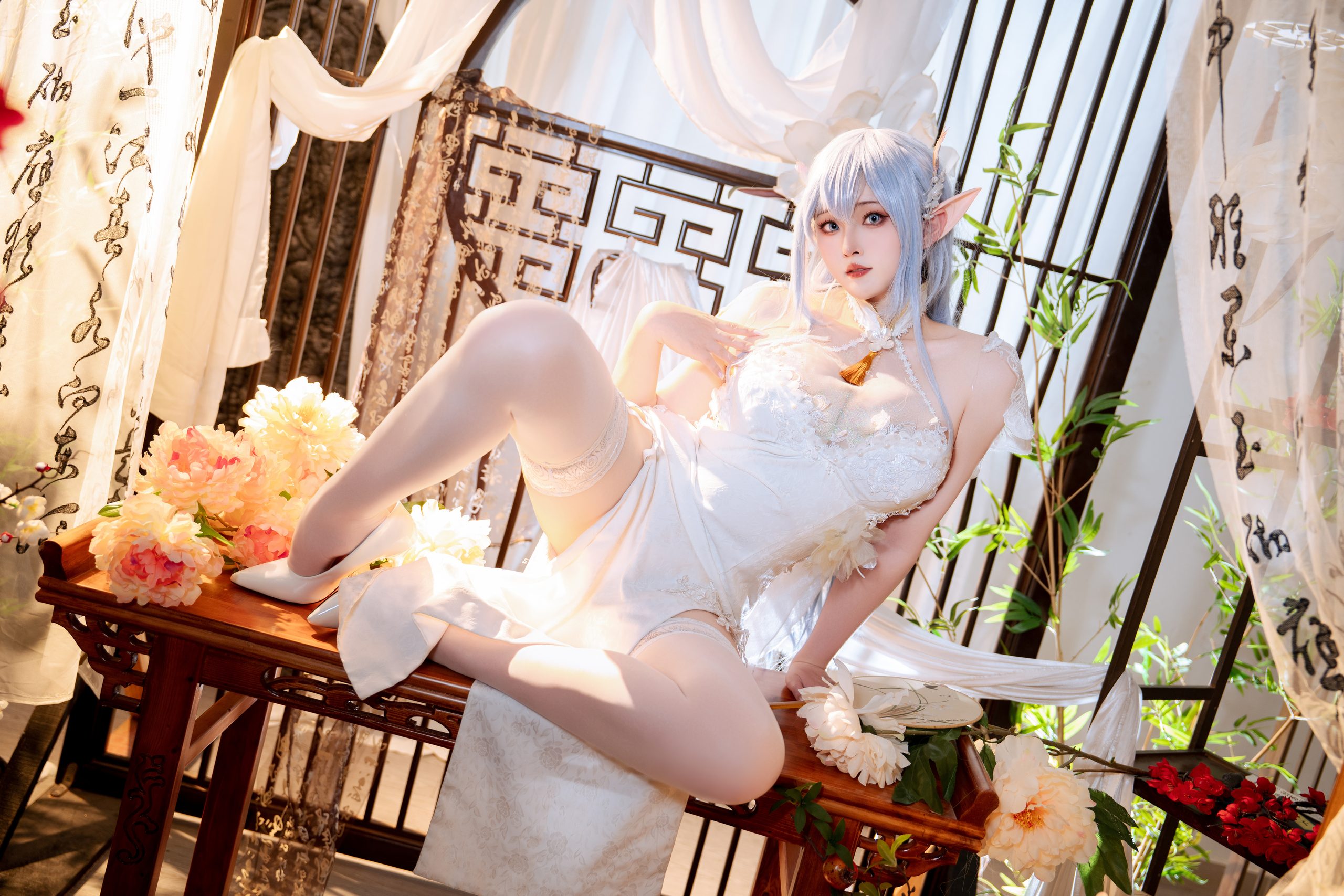 《碧蓝航线》阿尔比恩旗袍：Natsuko夏夏子 - 第2张写真大图