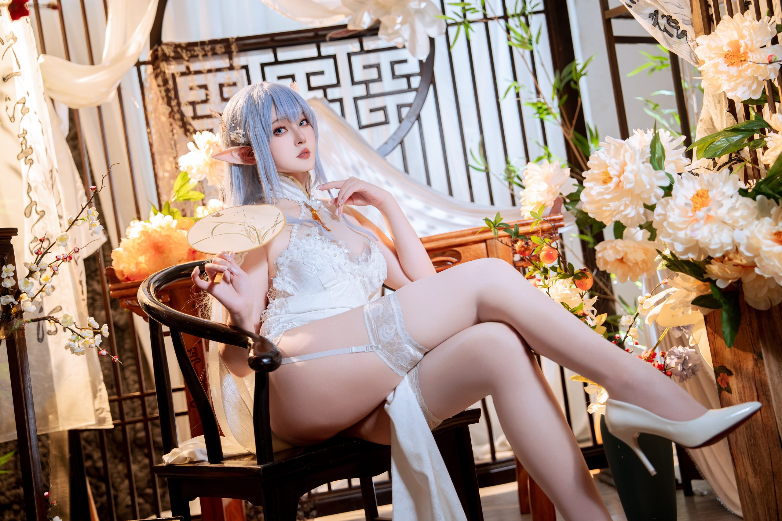 《碧蓝航线》阿尔比恩旗袍：Natsuko夏夏子 - 第21张写真大图