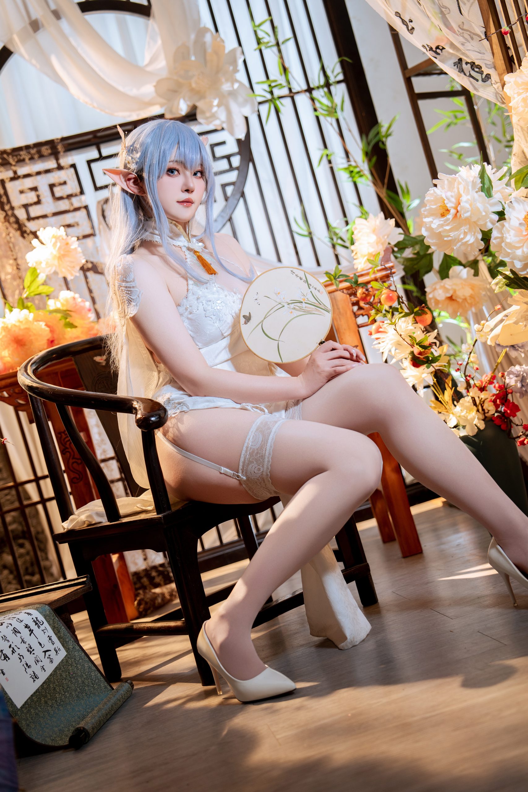 《碧蓝航线》阿尔比恩旗袍：Natsuko夏夏子 - 第22张写真大图