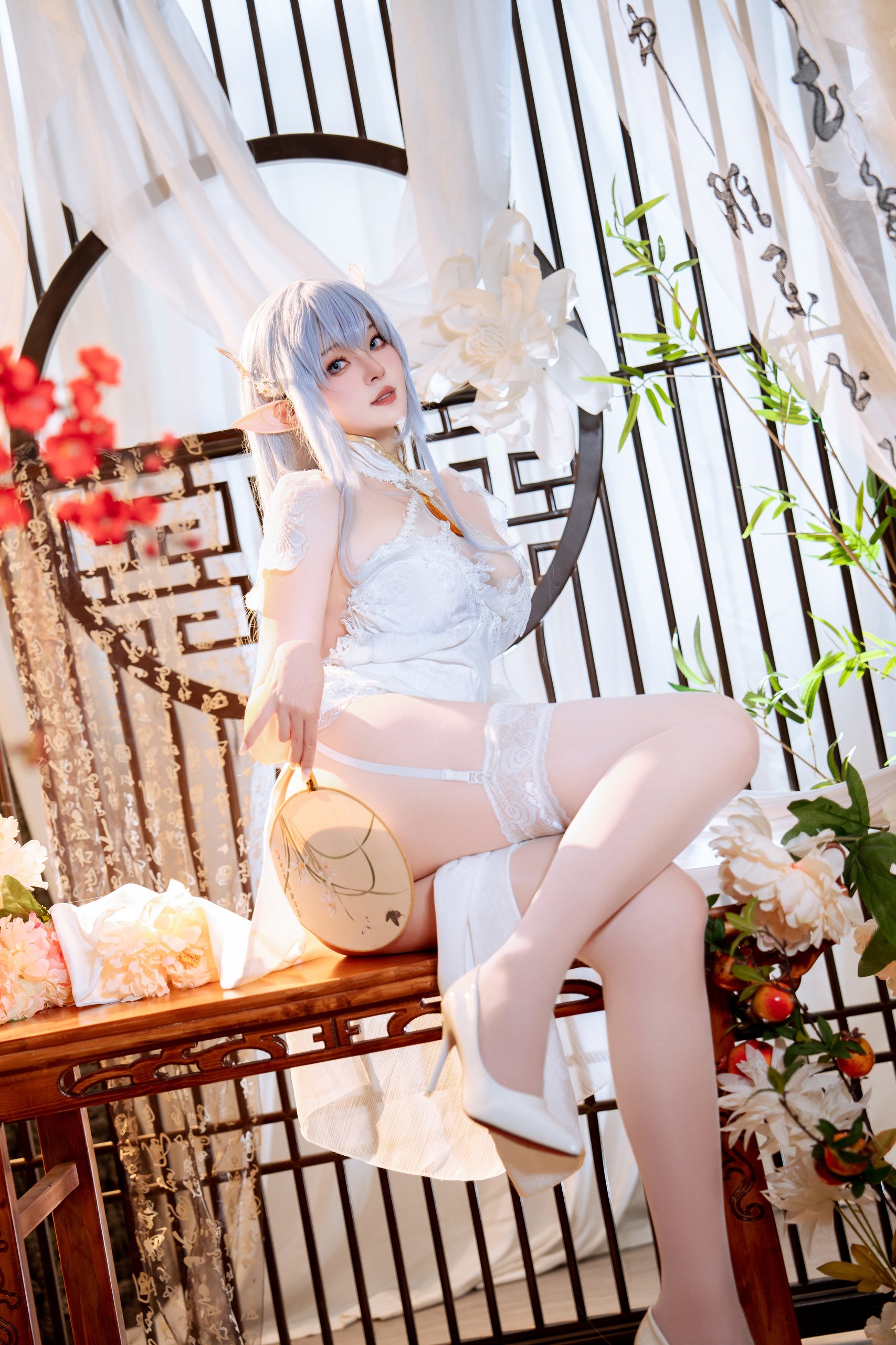 《碧蓝航线》阿尔比恩旗袍：Natsuko夏夏子 - 第23张写真大图