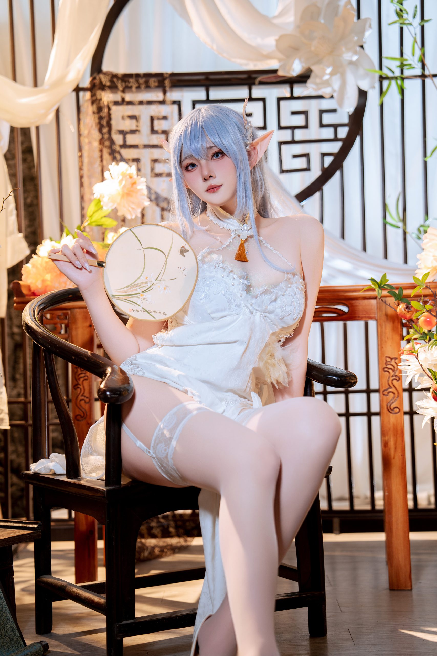 《碧蓝航线》阿尔比恩旗袍：Natsuko夏夏子 - 第24张写真大图