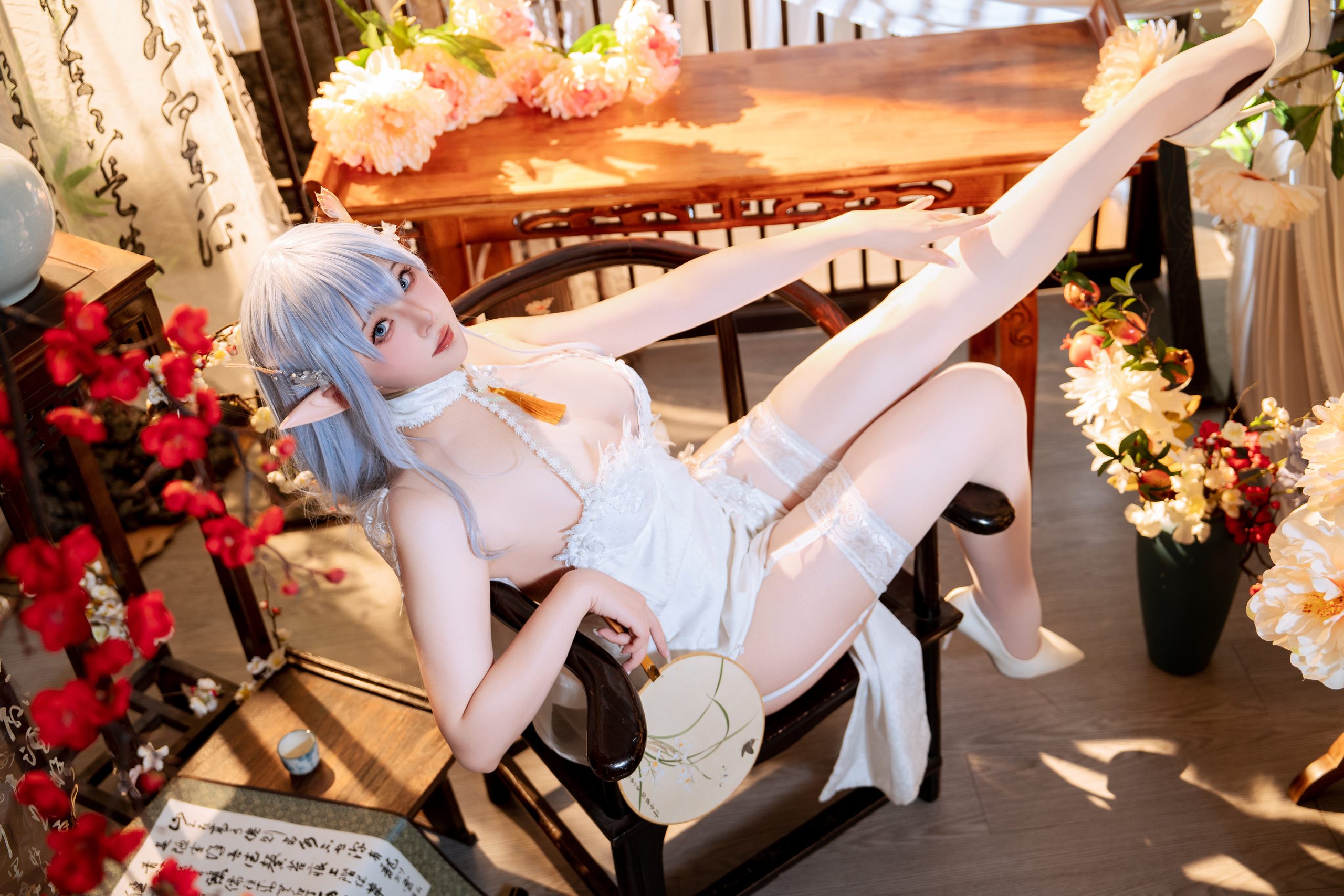 《碧蓝航线》阿尔比恩旗袍：Natsuko夏夏子 - 第25张写真大图