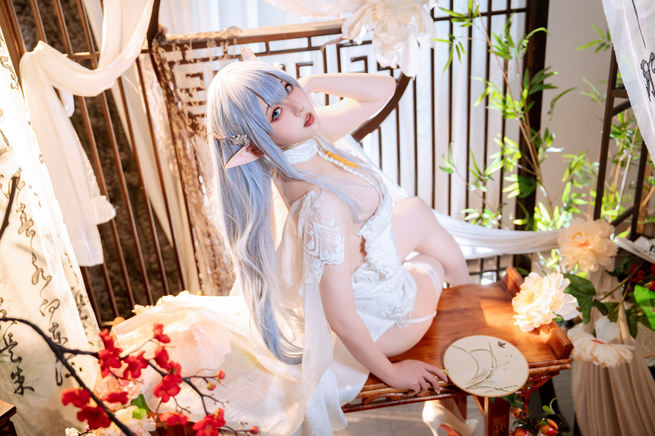 《碧蓝航线》阿尔比恩旗袍：Natsuko夏夏子 - 第28张写真大图