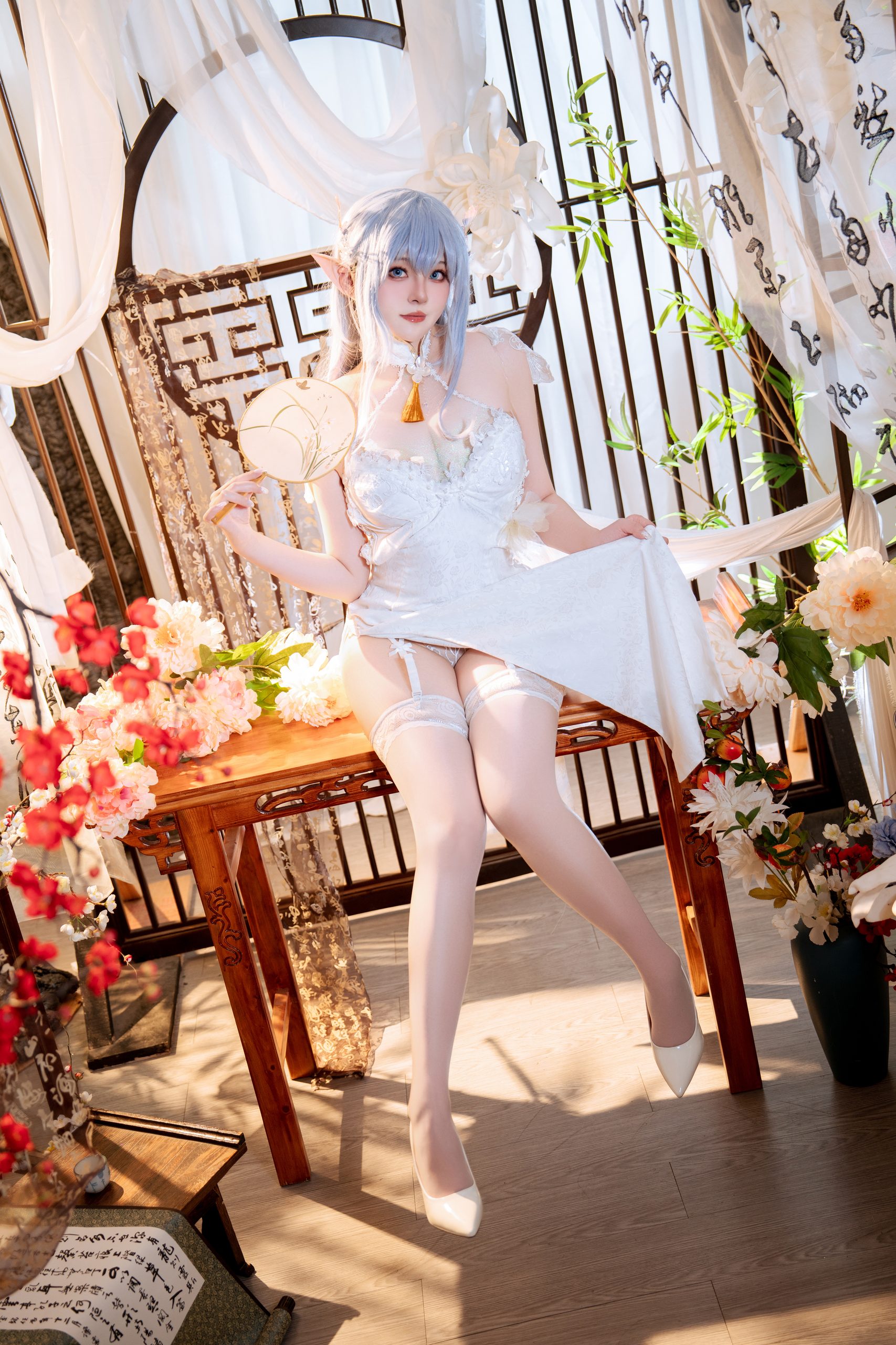 《碧蓝航线》阿尔比恩旗袍：Natsuko夏夏子 - 第34张写真大图