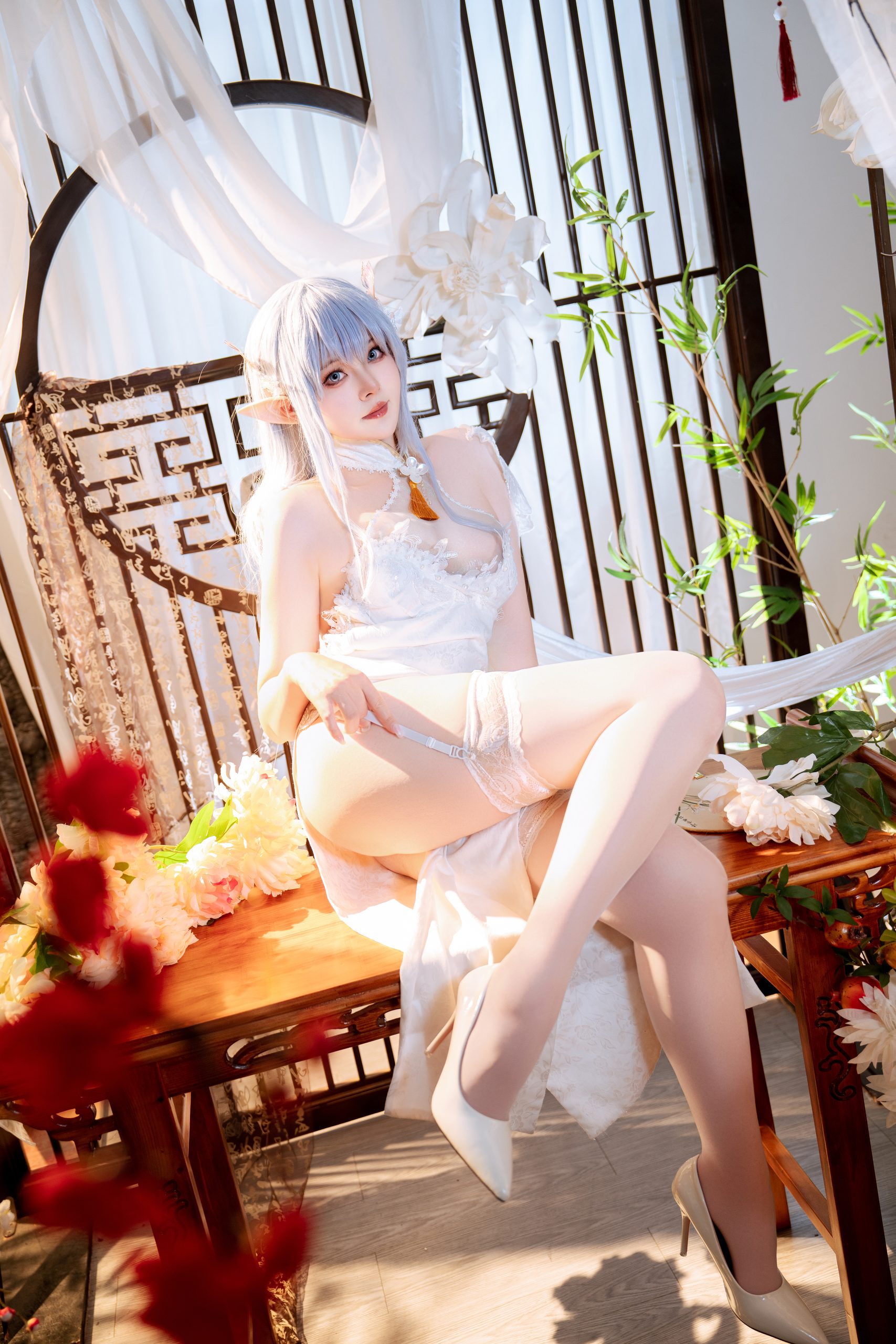 《碧蓝航线》阿尔比恩旗袍：Natsuko夏夏子 - 第4张写真大图