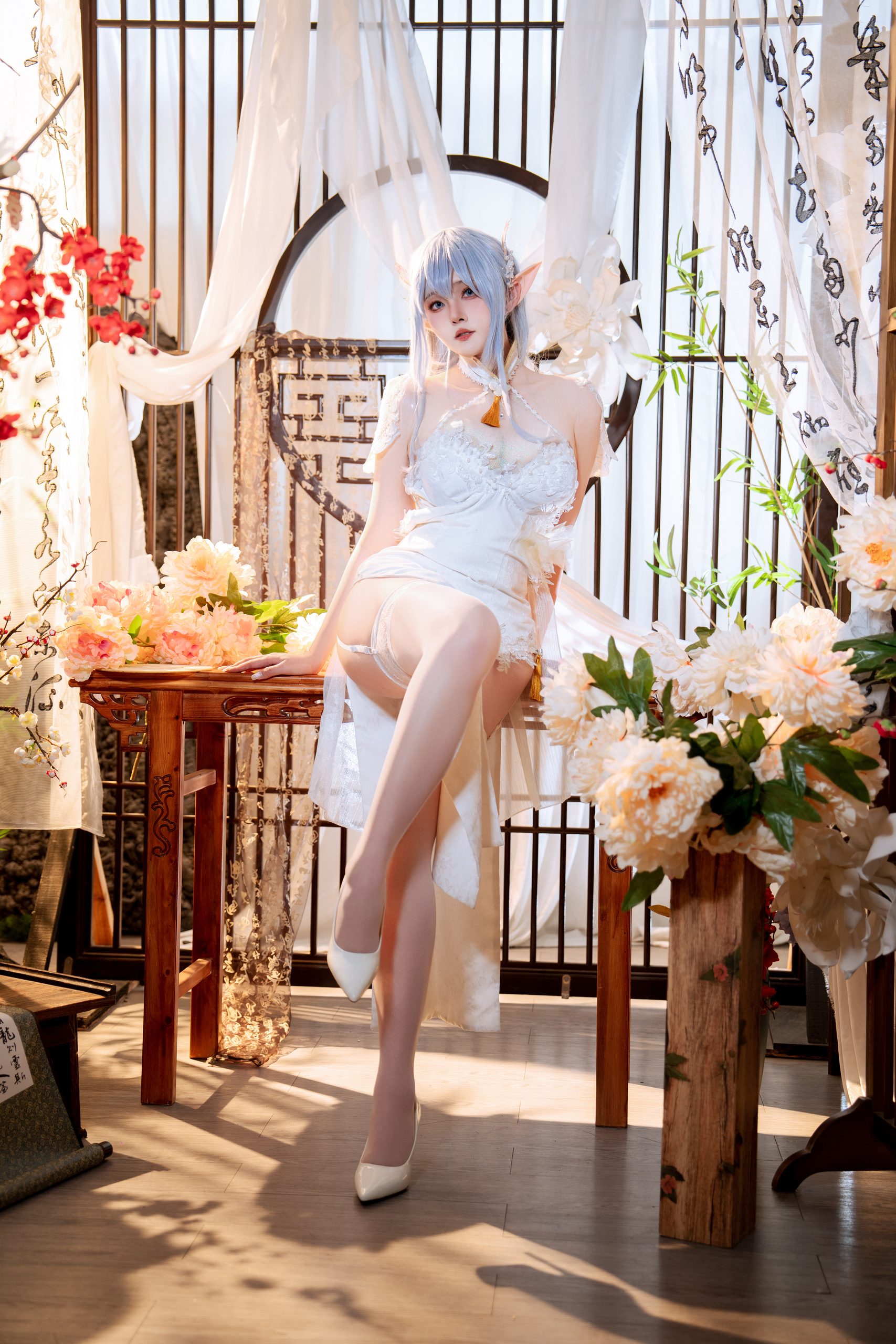 《碧蓝航线》阿尔比恩旗袍：Natsuko夏夏子 - 第49张写真大图