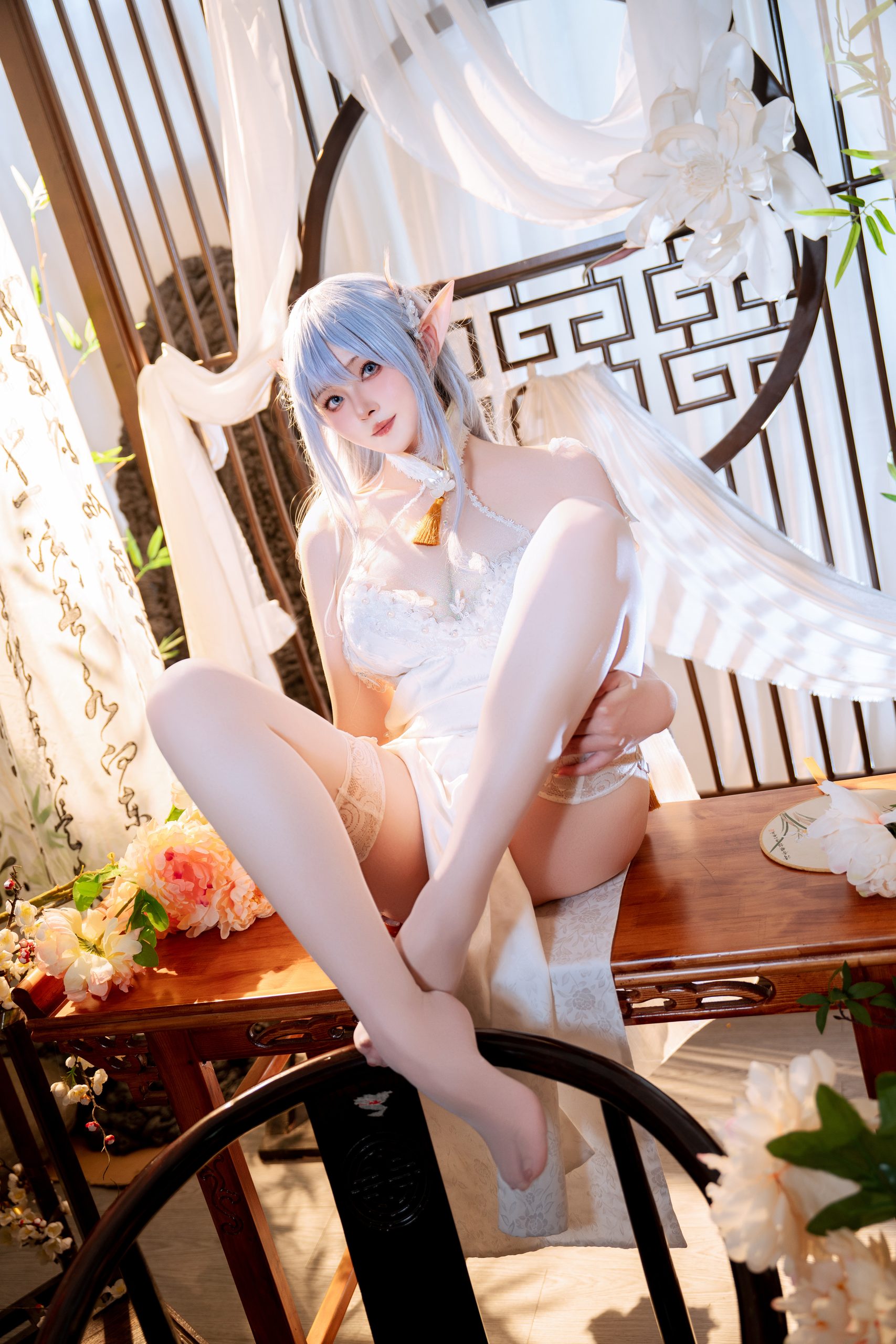 《碧蓝航线》阿尔比恩旗袍：Natsuko夏夏子 - 第6张写真大图