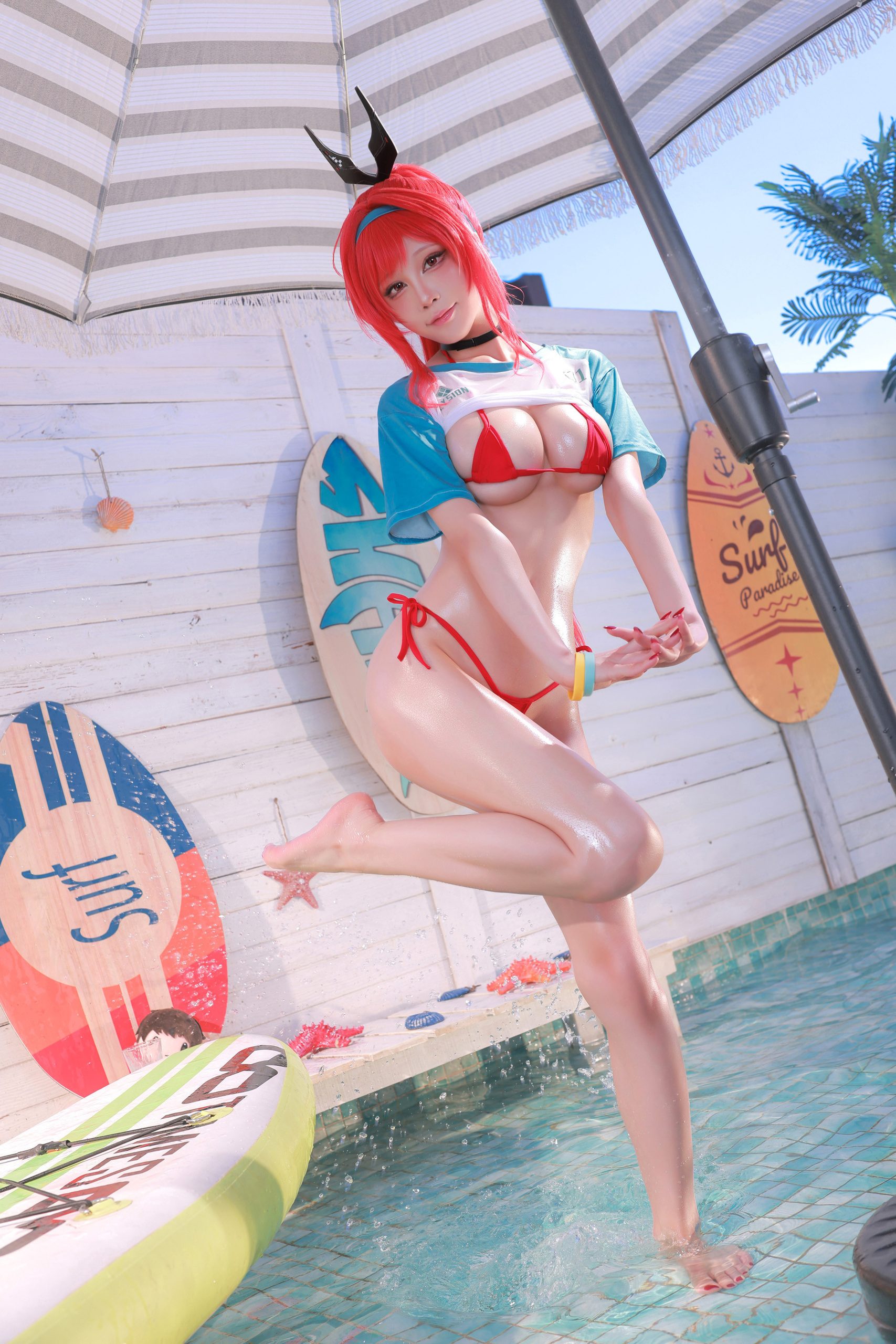 《胜利女神：妮姬》拉皮：水淼Aqua - 第28张写真大图