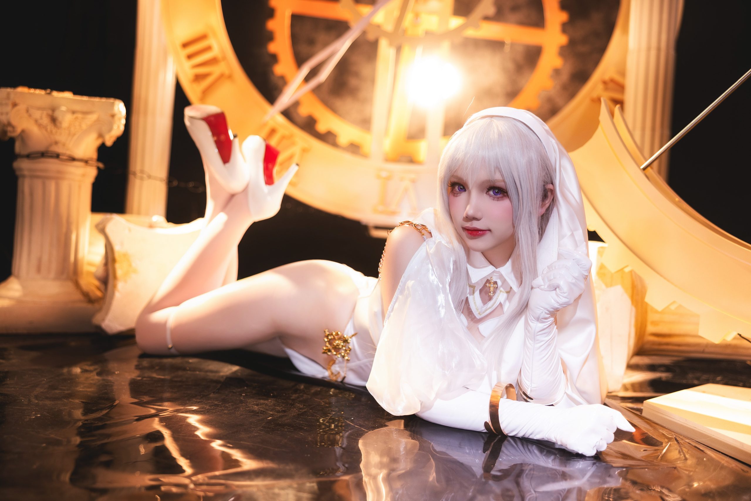雪晴Astra：圣天使修女写真 - 第24张写真大图
