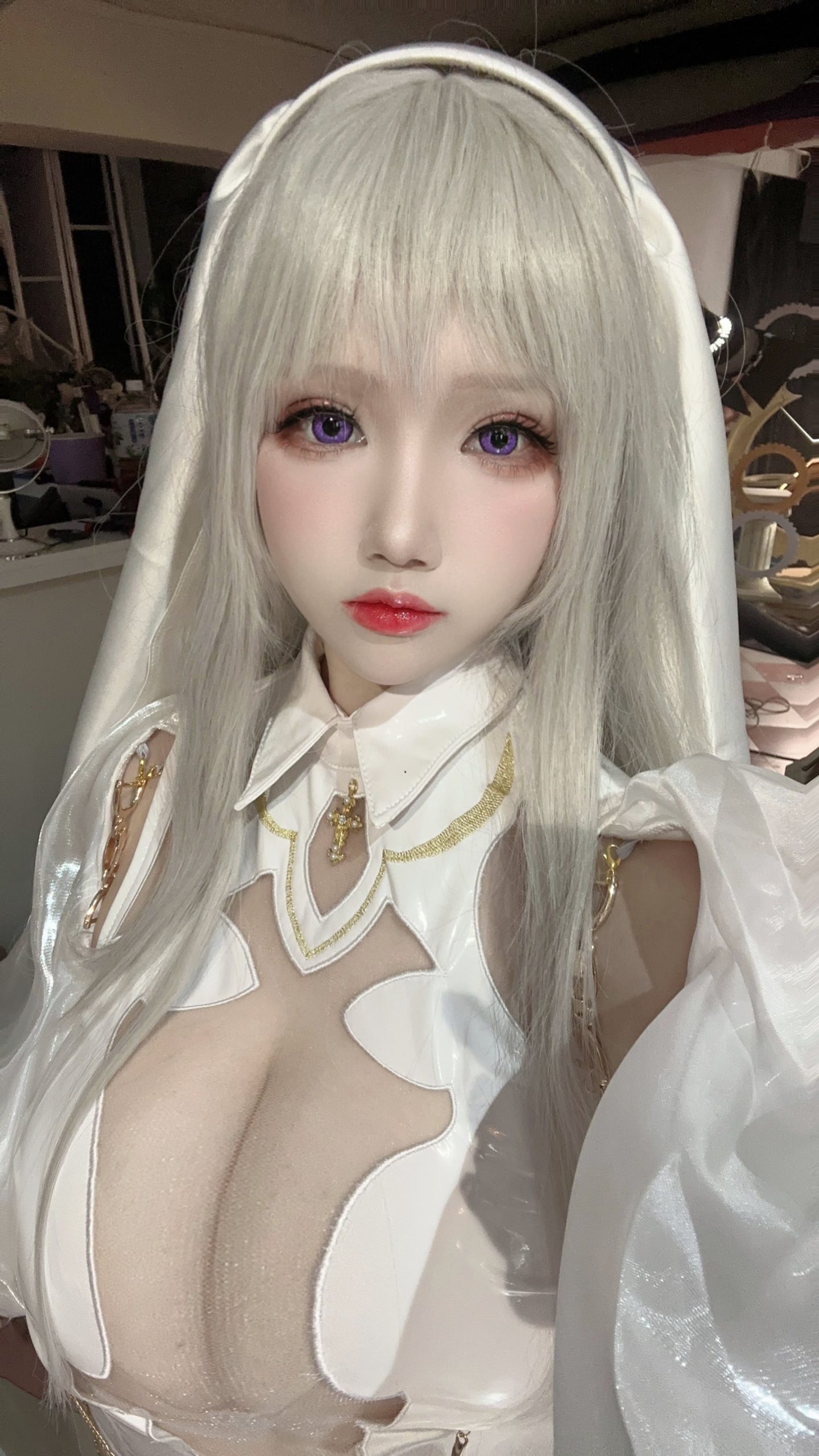 雪晴Astra：圣天使修女写真 - 第54张写真大图