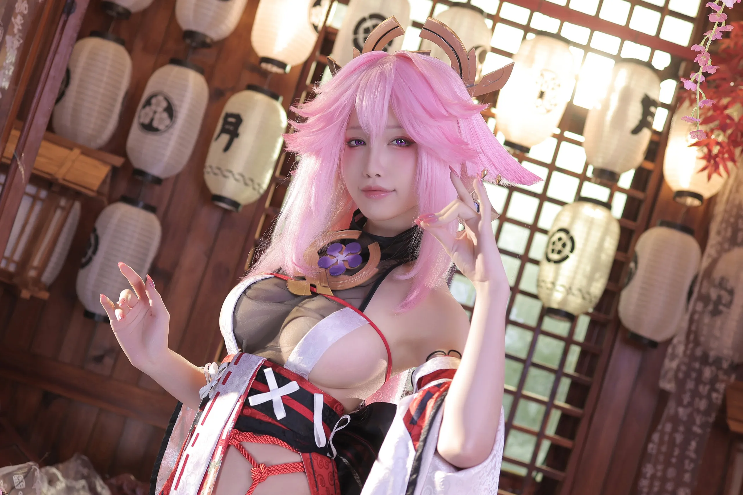 《原神》八重神子 第2弹：水淼Aqua - 第78张写真大图