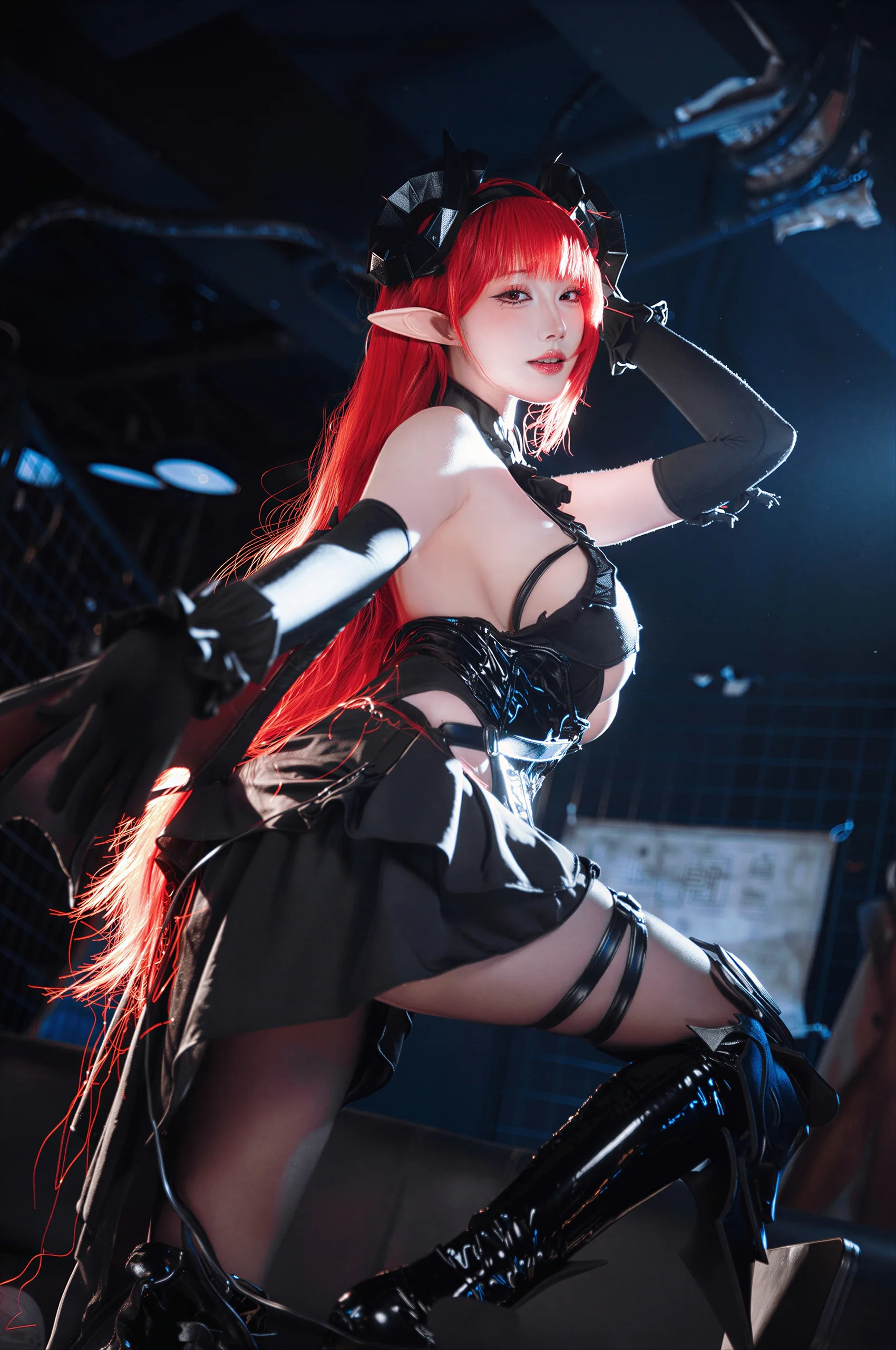 瓜希酱 碧蓝航线 兴登堡 18P - 第13张写真大图