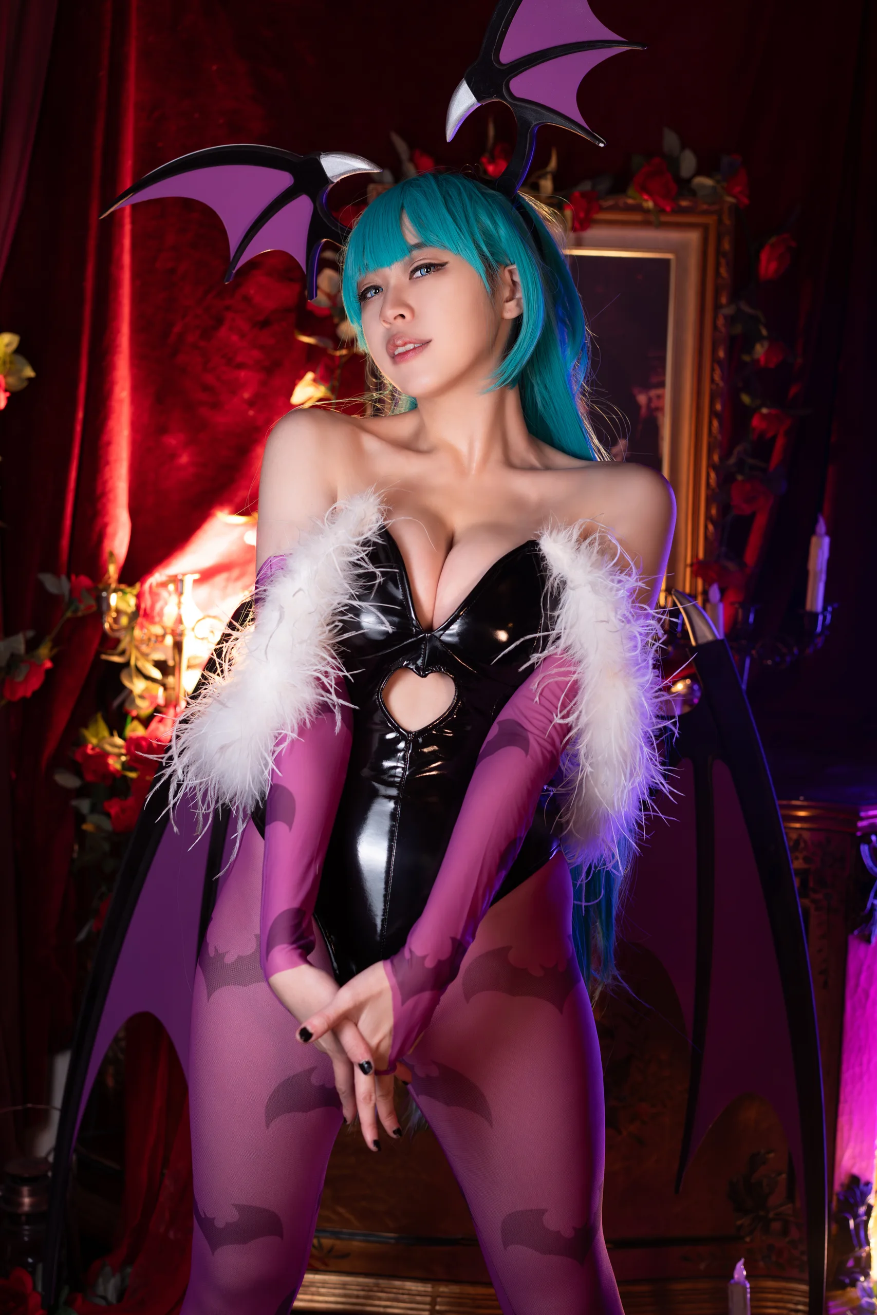Hatori Sama(奈奈紀) Morrigan Darkstalkers 39P - 第10张写真大图
