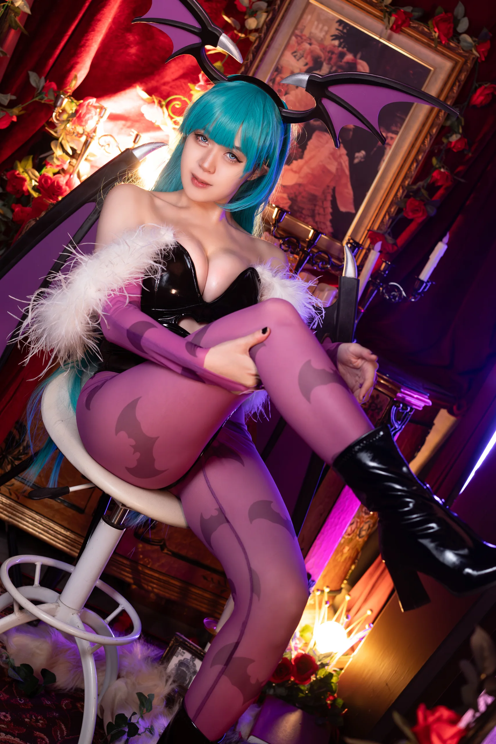 Hatori Sama(奈奈紀) Morrigan Darkstalkers 39P - 第16张写真大图