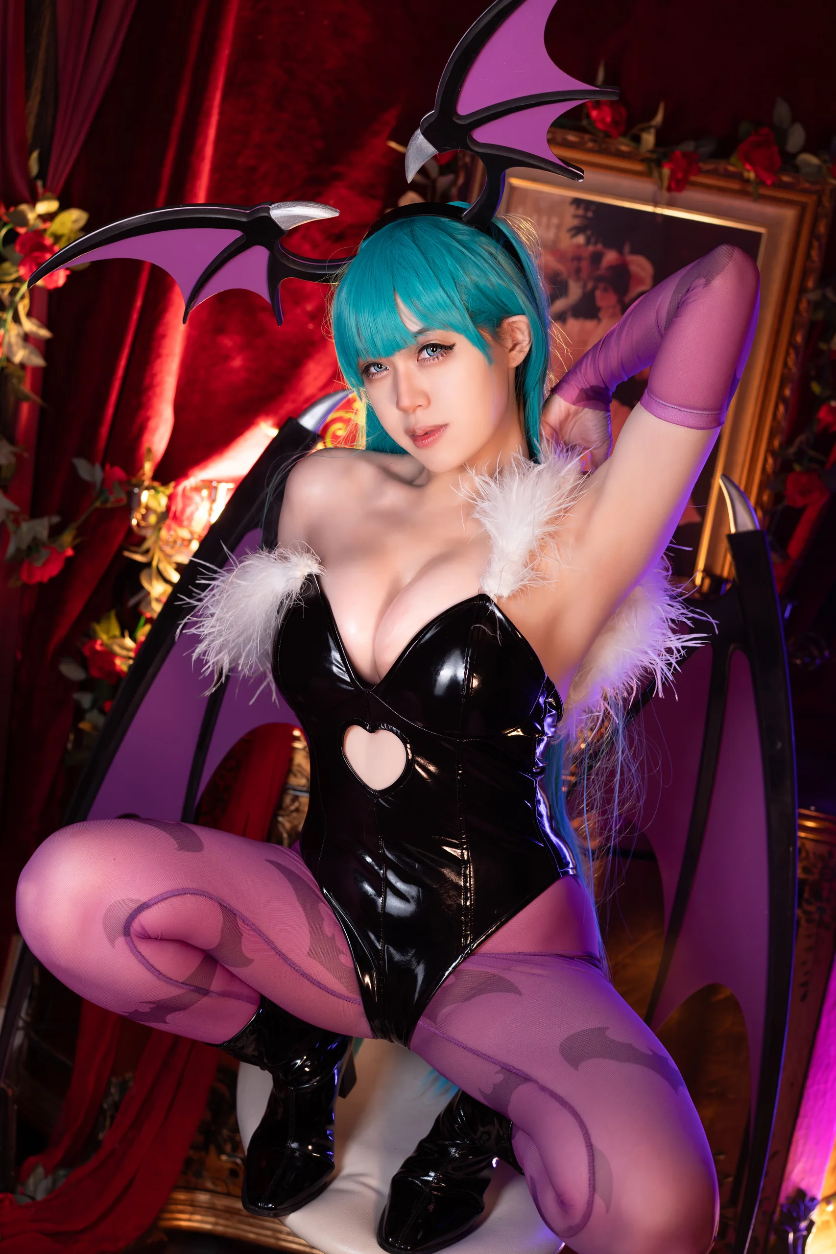 Hatori Sama(奈奈紀) Morrigan Darkstalkers 39P - 第26张写真大图