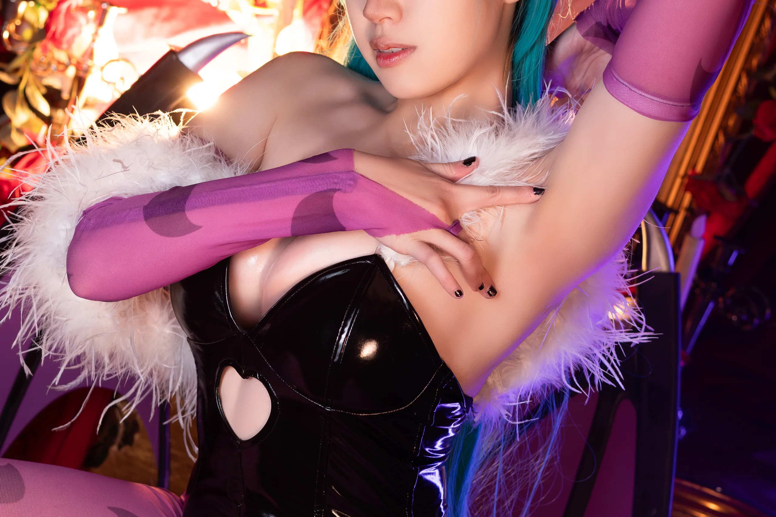 Hatori Sama(奈奈紀) Morrigan Darkstalkers 39P - 第30张写真大图