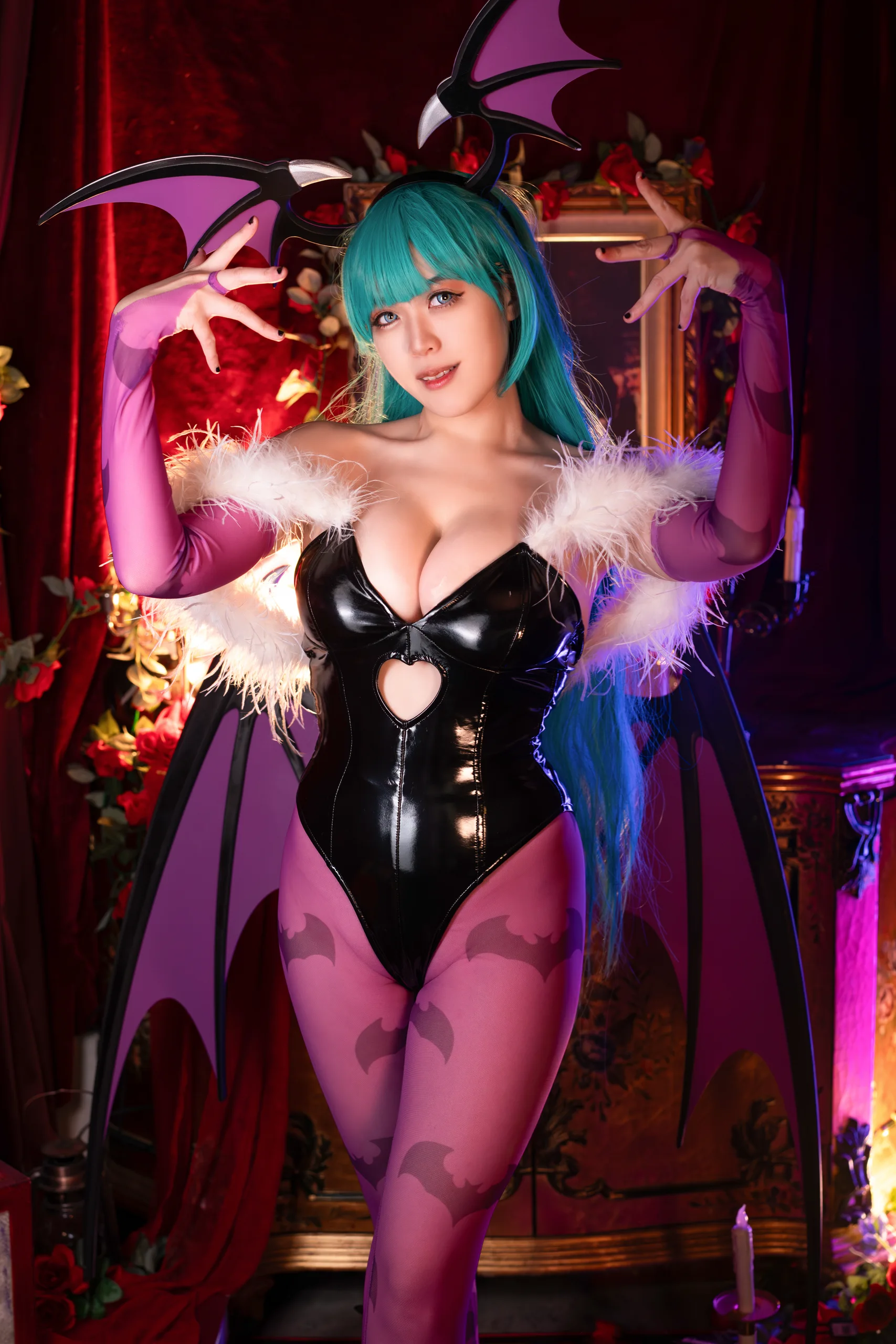 Hatori Sama(奈奈紀) Morrigan Darkstalkers 39P - 第5张写真大图