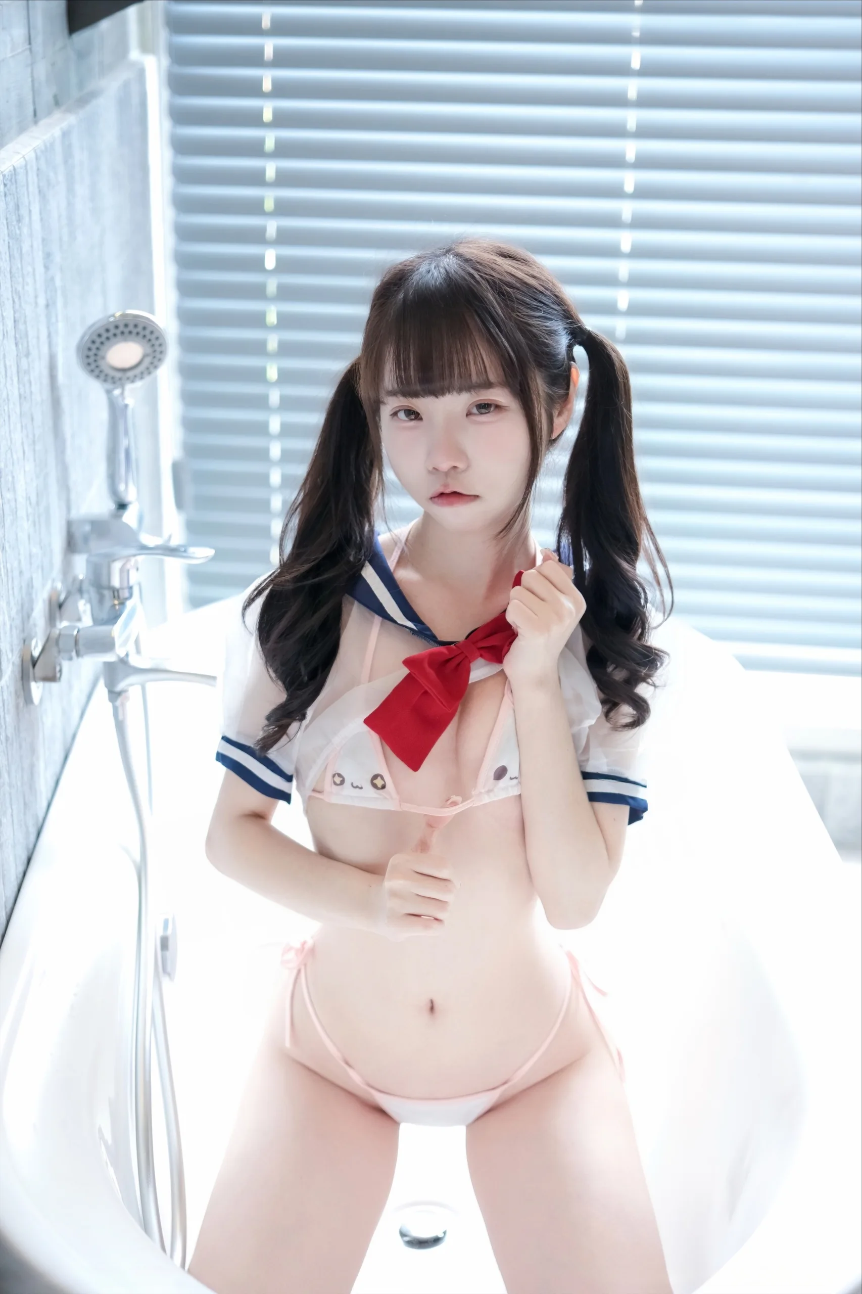 可可小白兔 透明学生服 64P - 第11张写真大图
