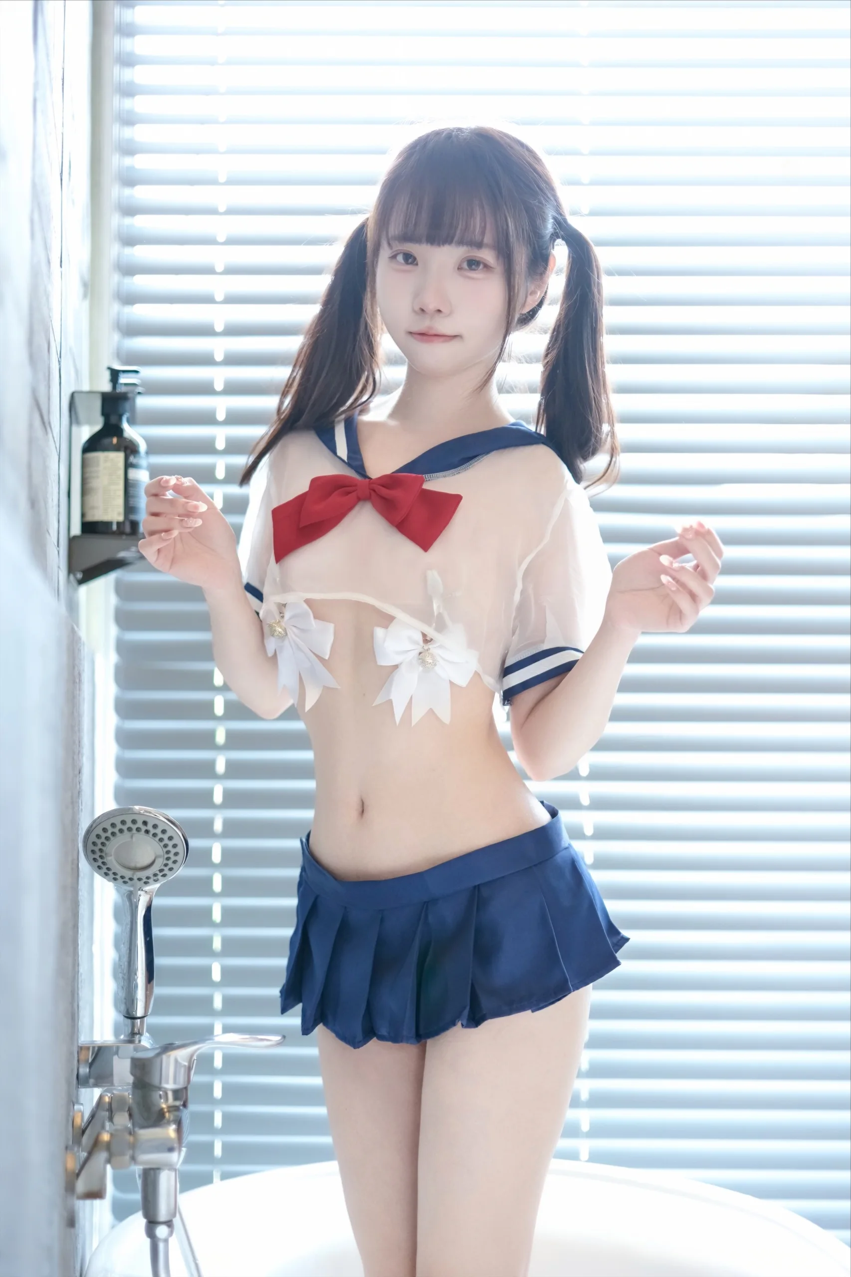 可可小白兔 透明学生服 64P - 第27张写真大图