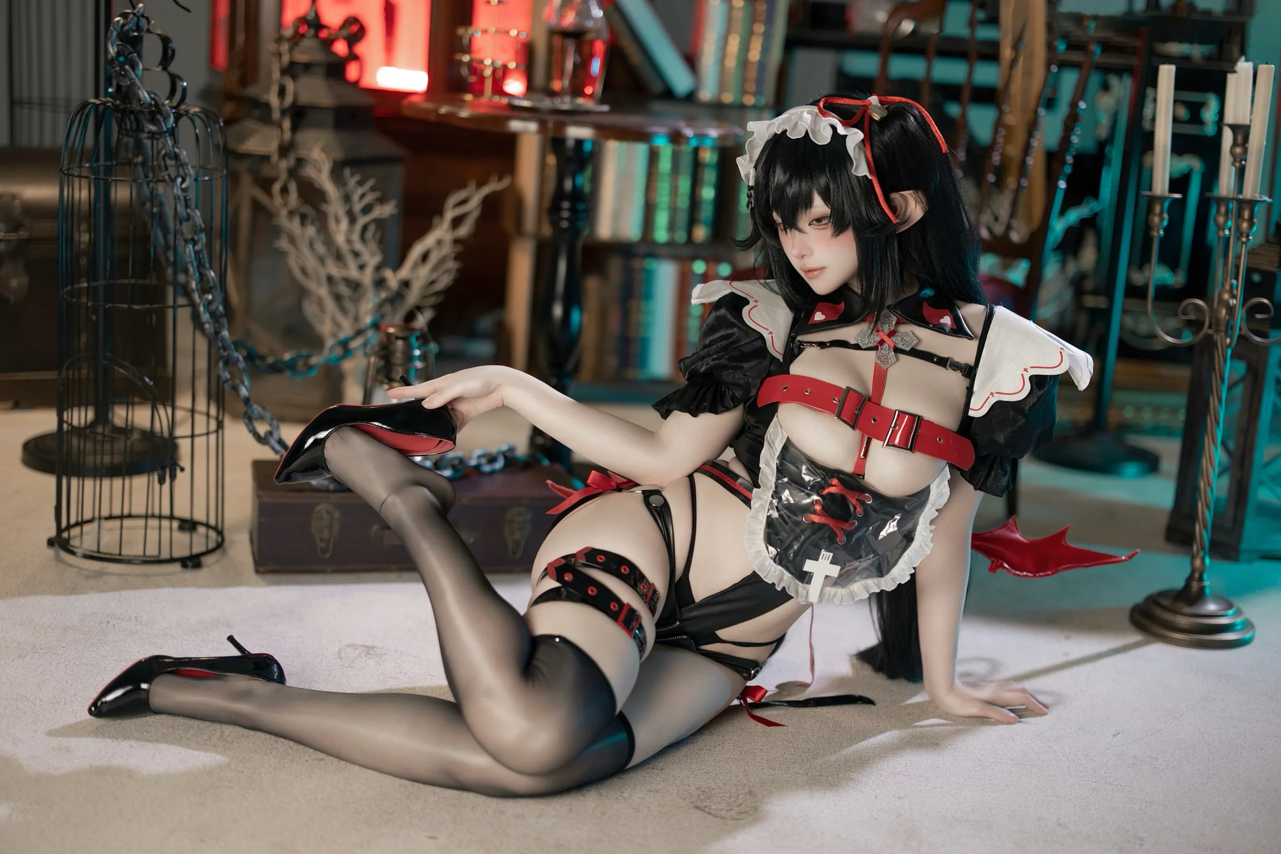 屿鱼 扎娜 恶魔女仆同人 61P - 第38张写真大图
