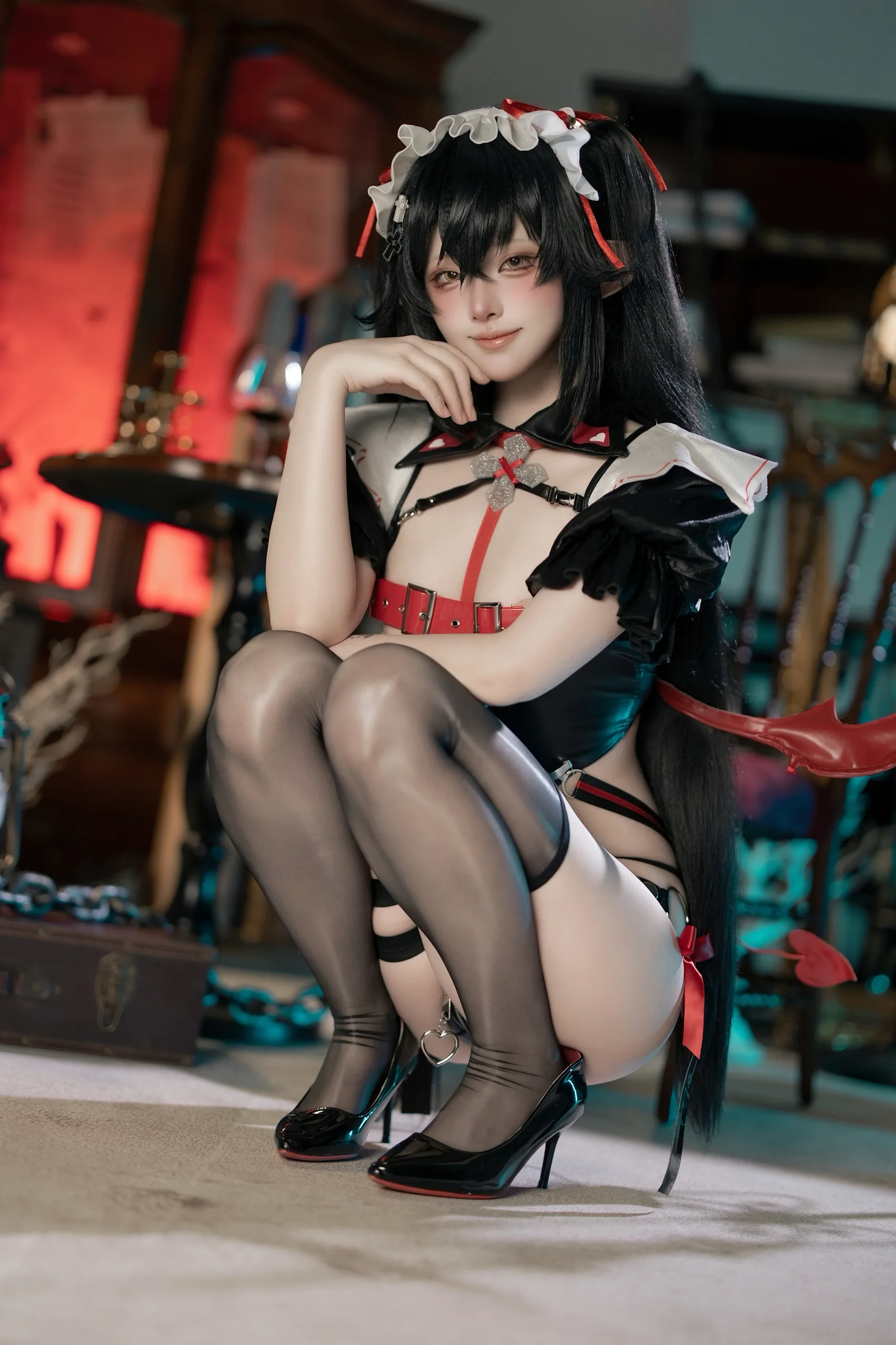 屿鱼 扎娜 恶魔女仆同人 61P - 第39张写真大图