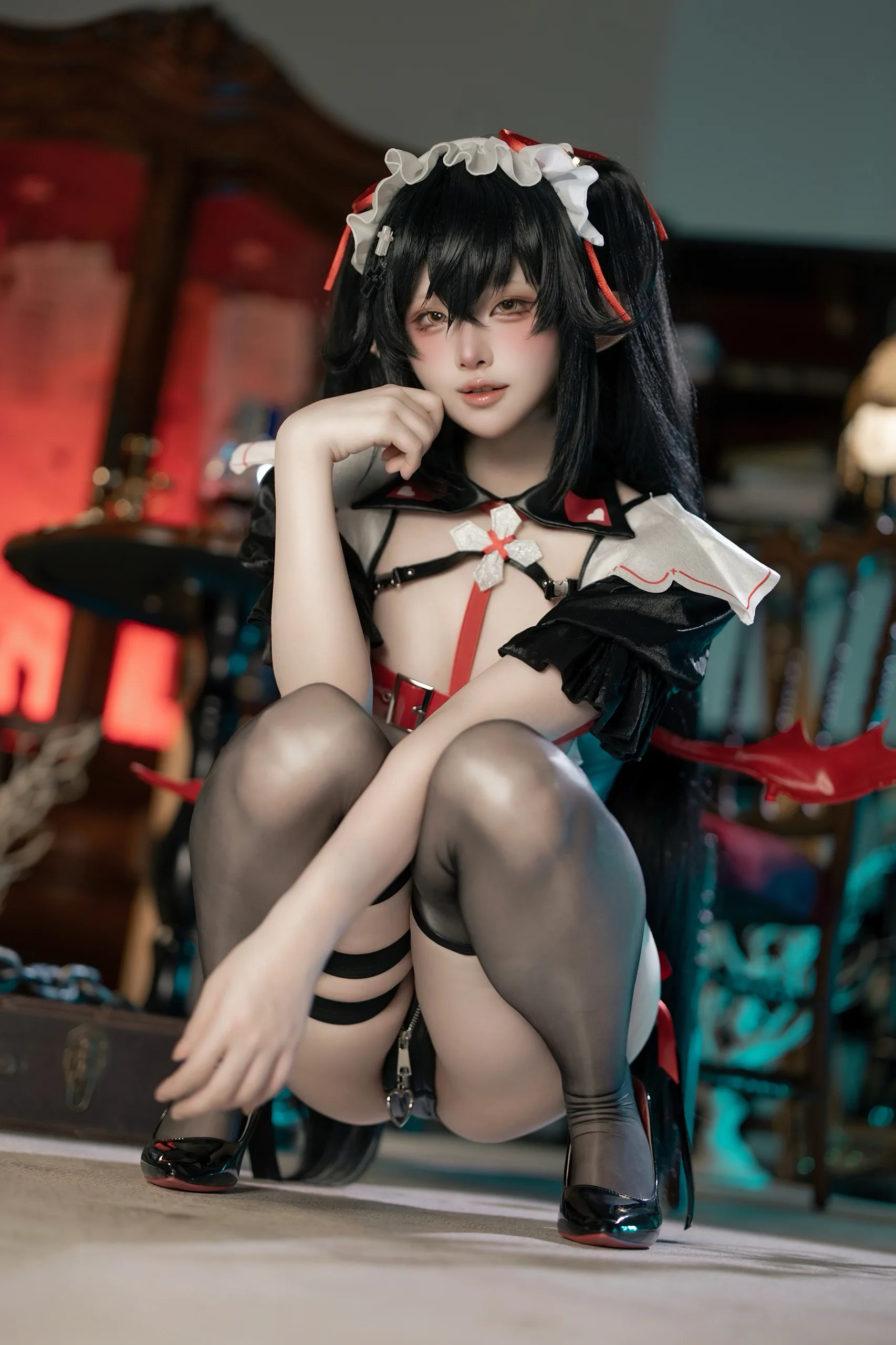屿鱼 扎娜 恶魔女仆同人 61P - 第41张写真大图