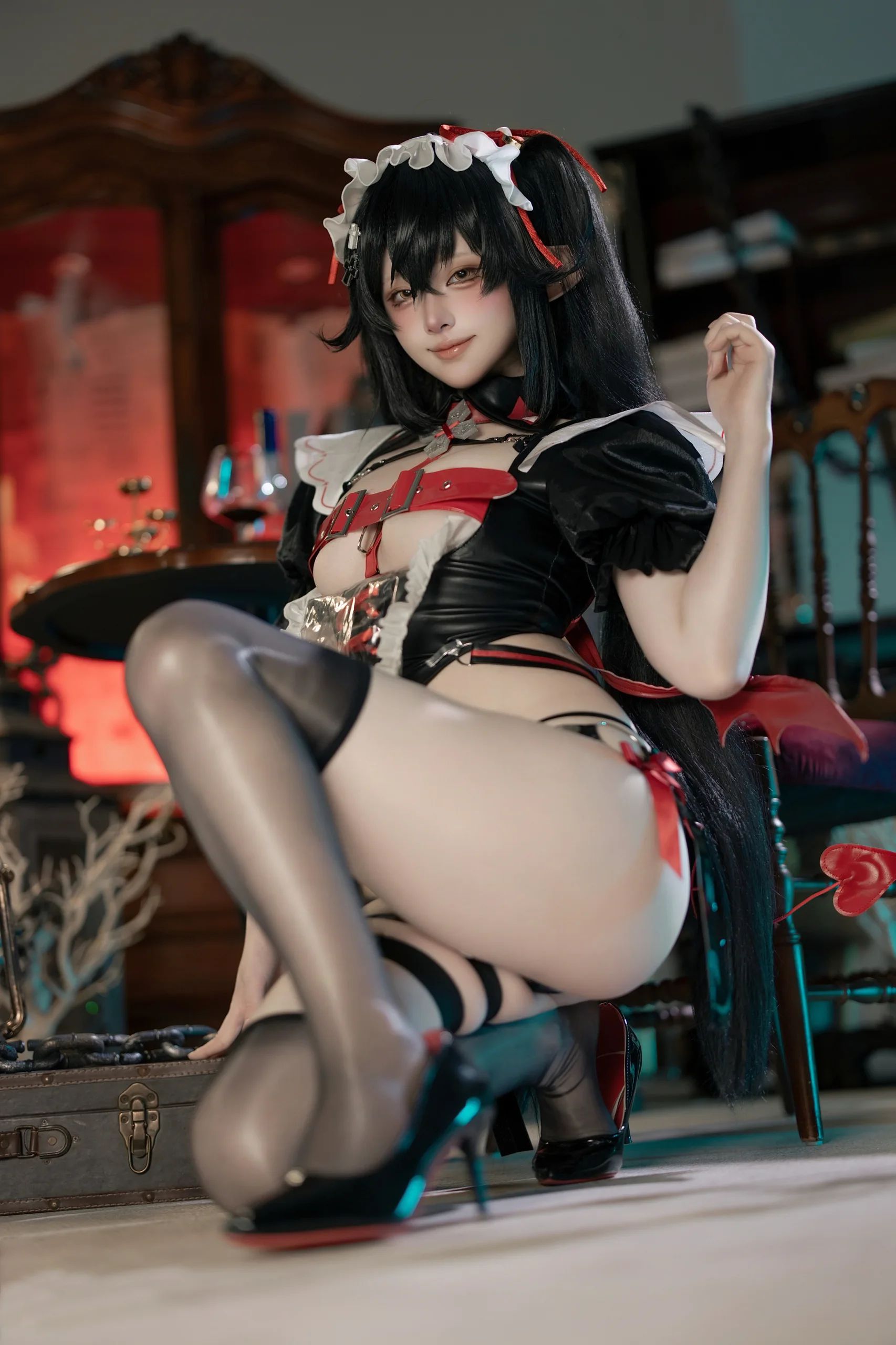 屿鱼 扎娜 恶魔女仆同人 61P - 第55张写真大图