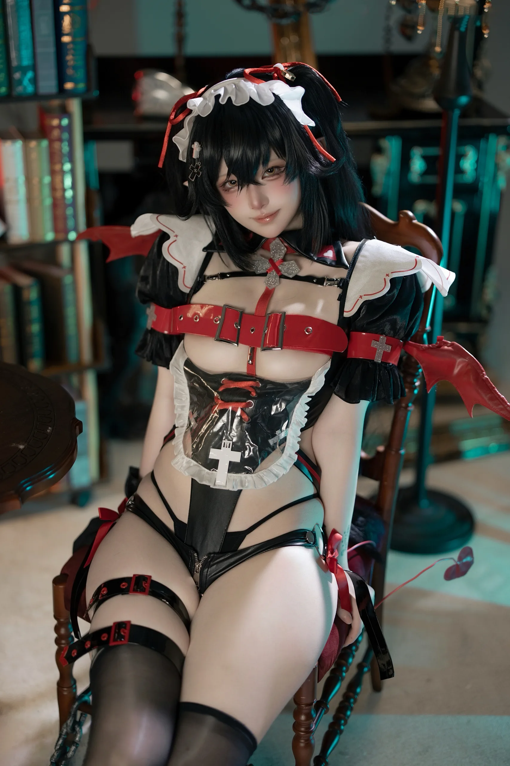 屿鱼 扎娜 恶魔女仆同人 61P - 第9张写真大图