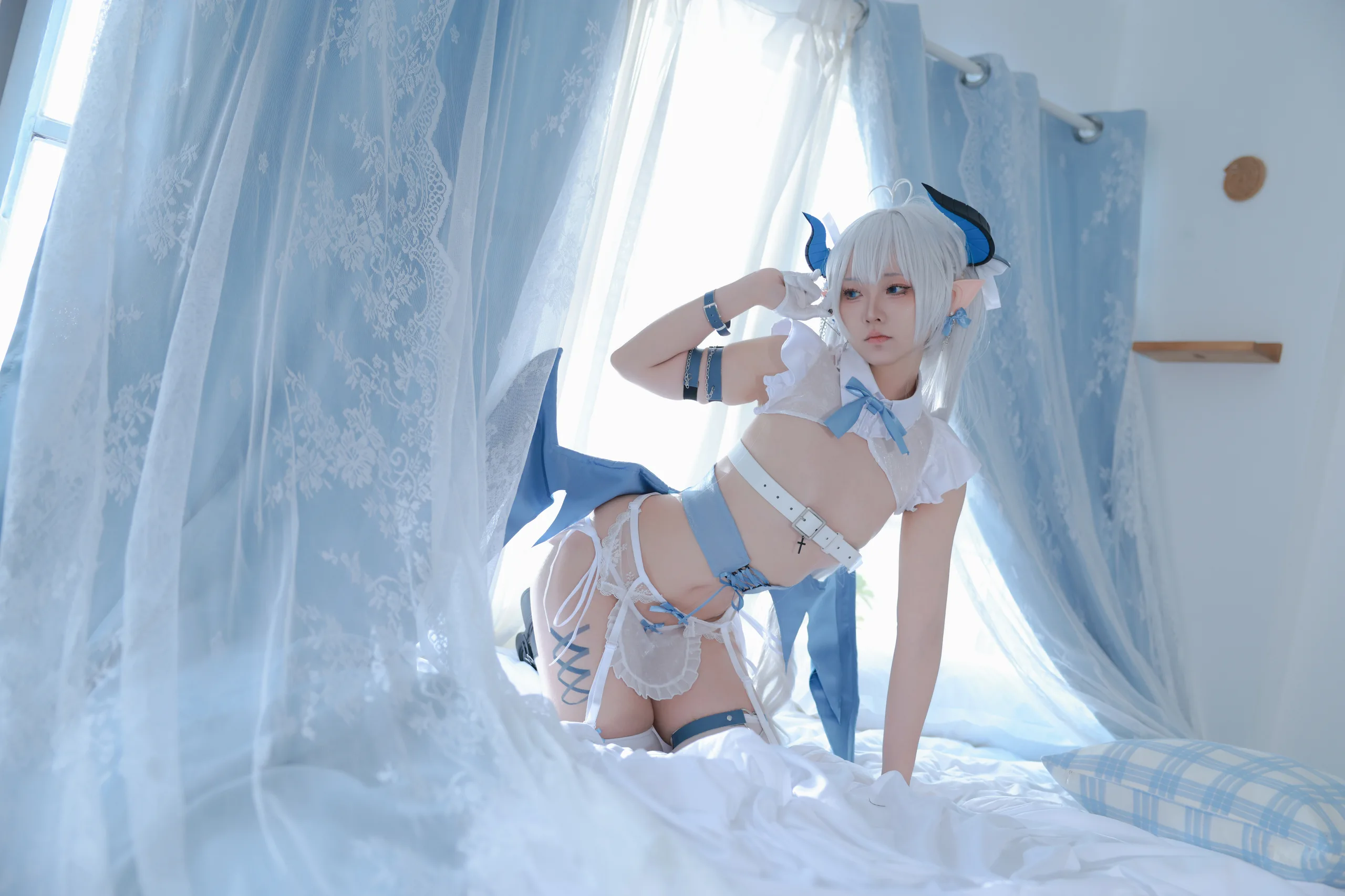 G44不会受伤 MiREA原创插画同人 琉璃魅魔 49P - 第8张写真大图