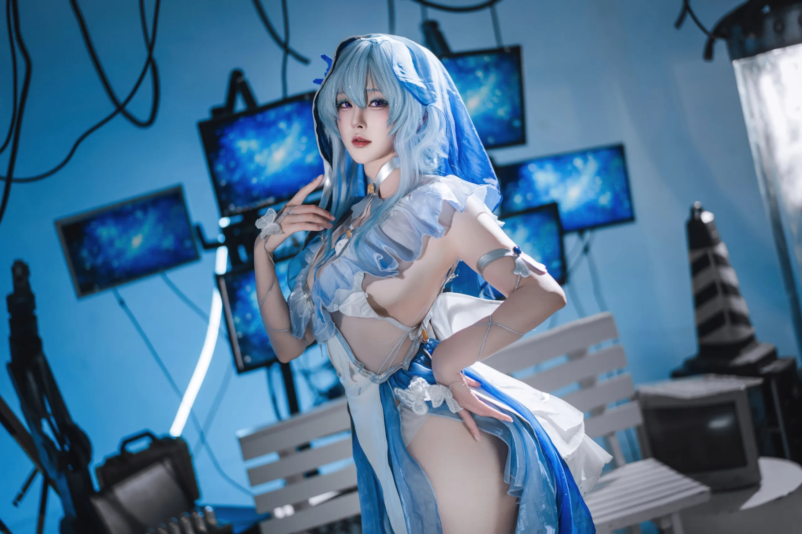 Natsuko夏夏子 鸣潮 守岸人 76P - 第55张写真大图