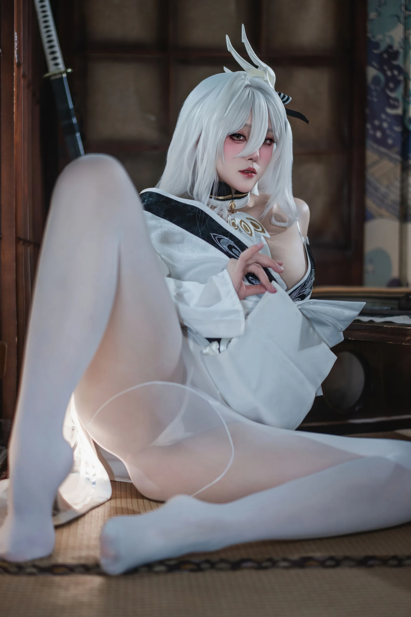 Natsuko夏夏子 NO 110 碧蓝航线 白凤和服87P 520 4M - 第19张写真大图
