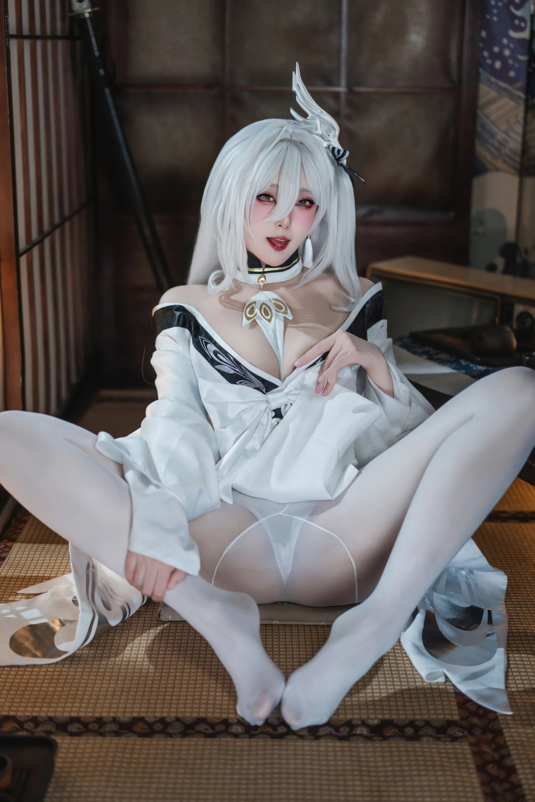 Natsuko夏夏子 NO 110 碧蓝航线 白凤和服87P 520 4M - 第29张写真大图