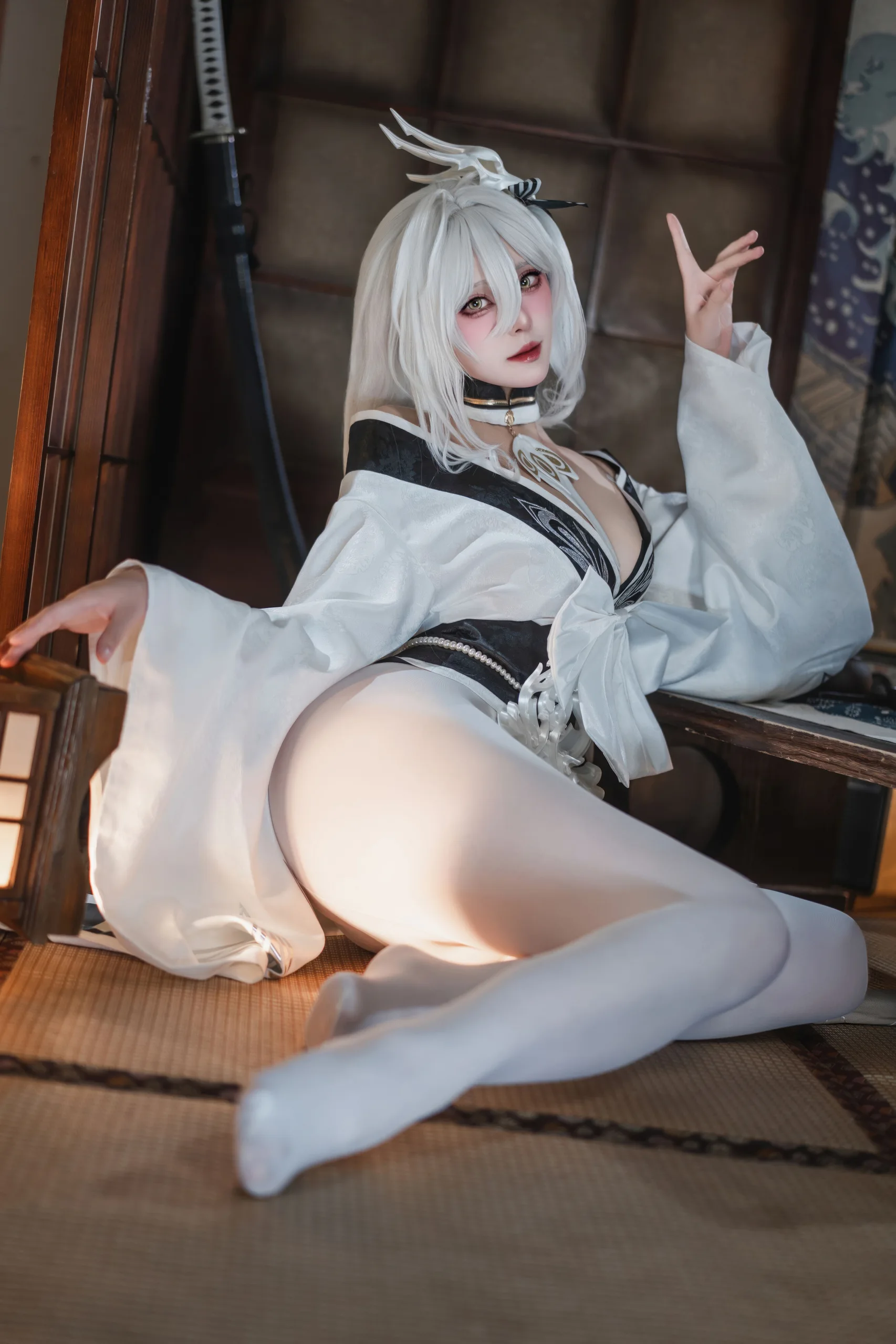 Natsuko夏夏子 NO 110 碧蓝航线 白凤和服87P 520 4M - 第8张写真大图