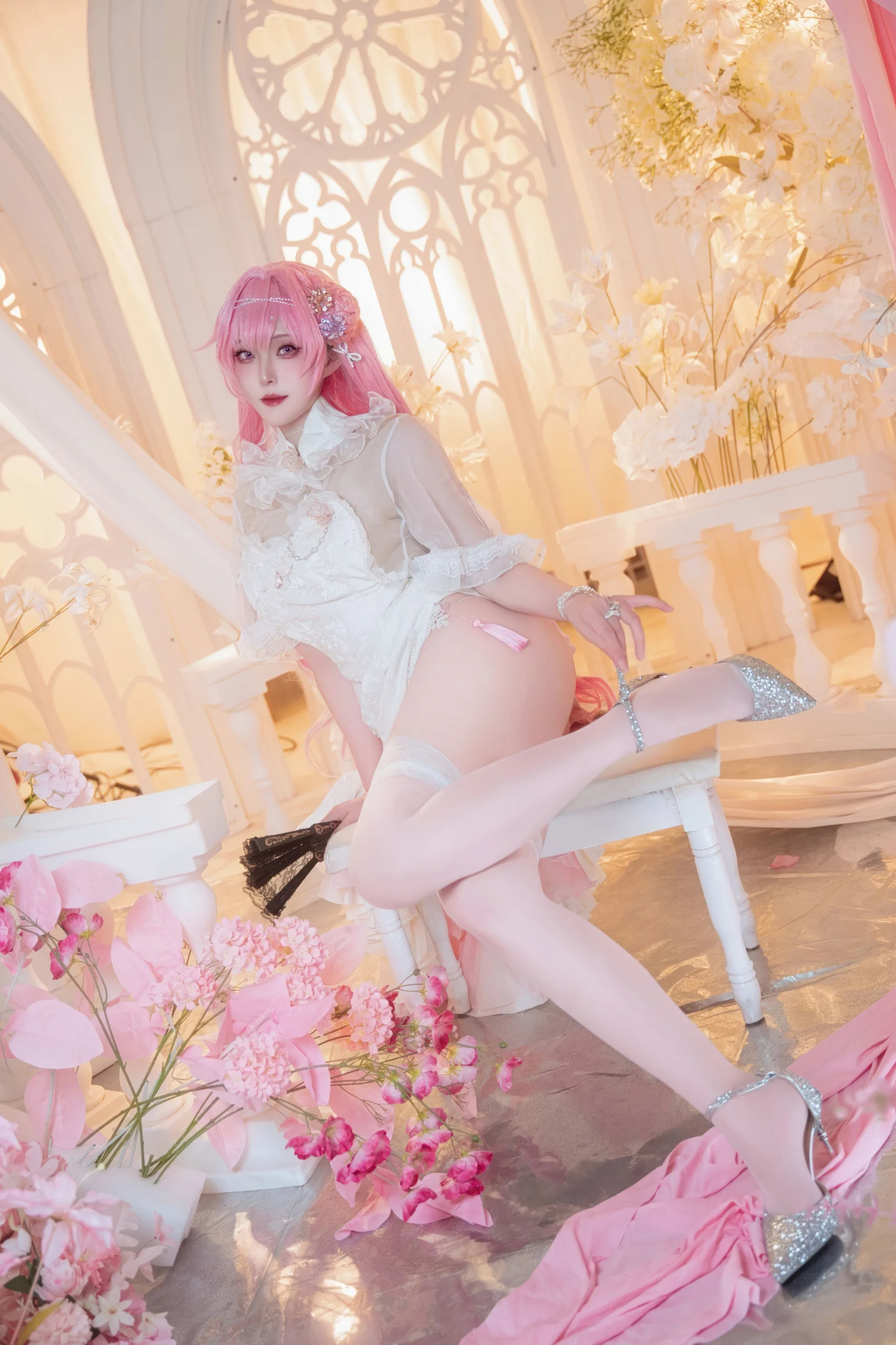Natsuko夏夏子 – NO 108 NIKKE 桃乐丝旗袍78P 463 3M - 第17张写真大图
