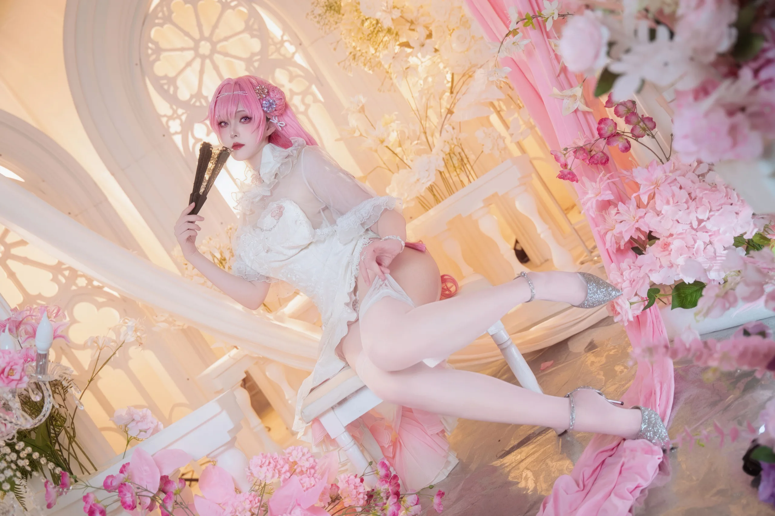 Natsuko夏夏子 – NO 108 NIKKE 桃乐丝旗袍78P 463 3M - 第18张写真大图