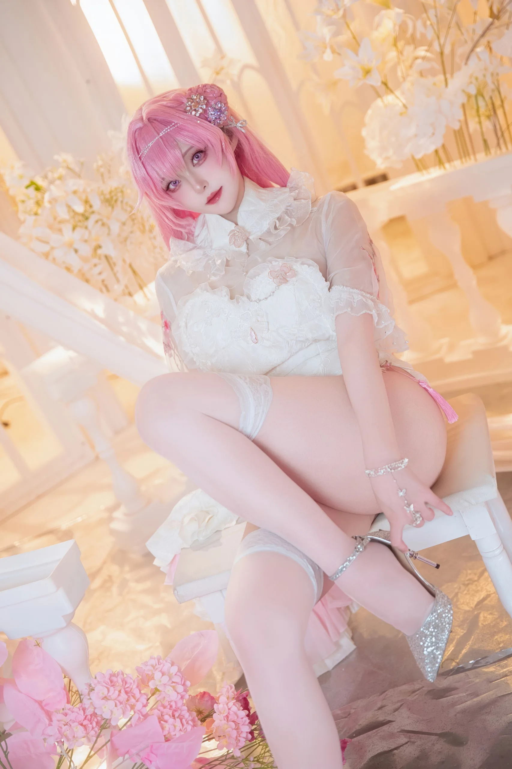 Natsuko夏夏子 – NO 108 NIKKE 桃乐丝旗袍78P 463 3M - 第19张写真大图