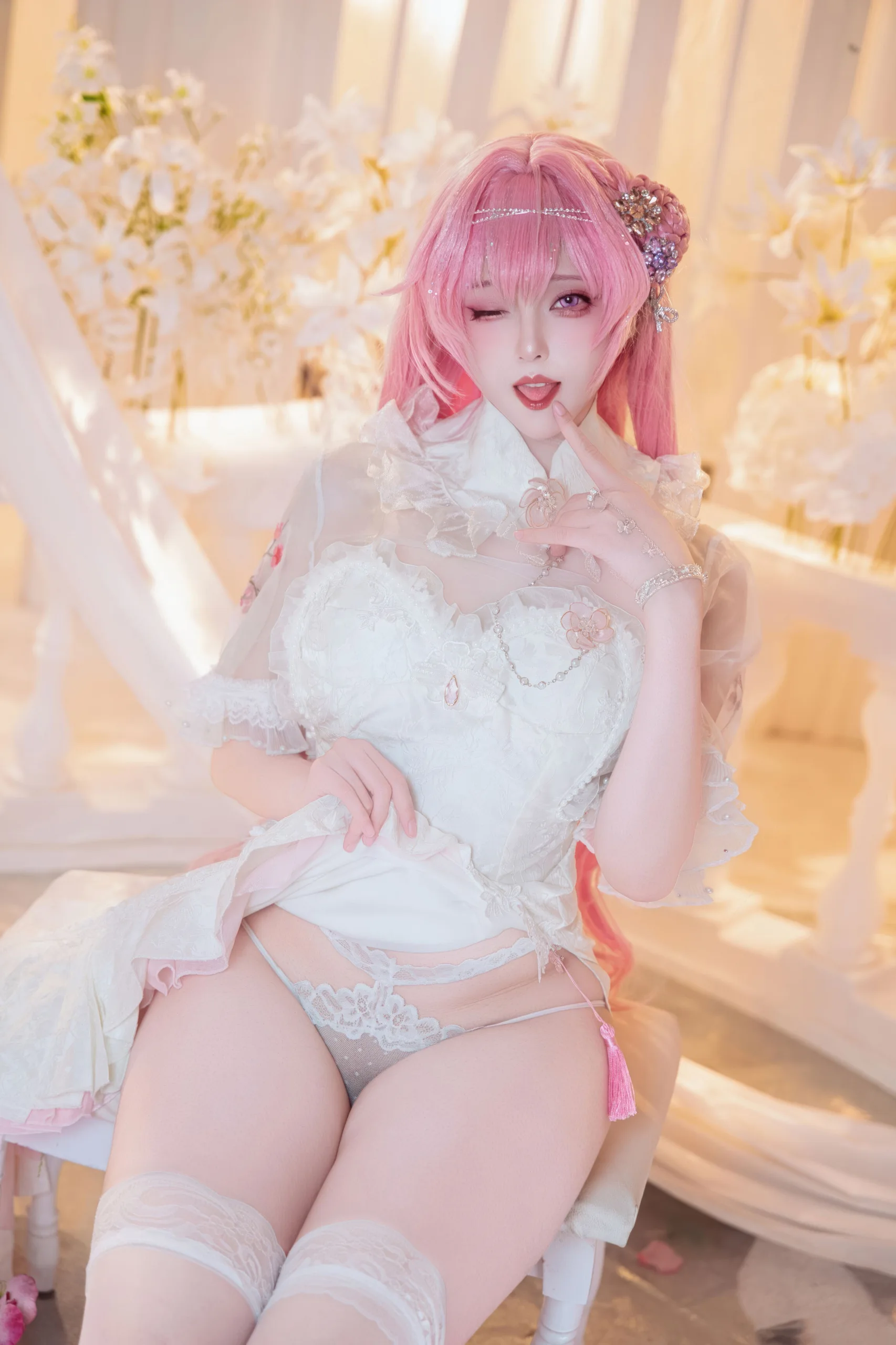 Natsuko夏夏子 – NO 108 NIKKE 桃乐丝旗袍78P 463 3M - 第20张写真大图