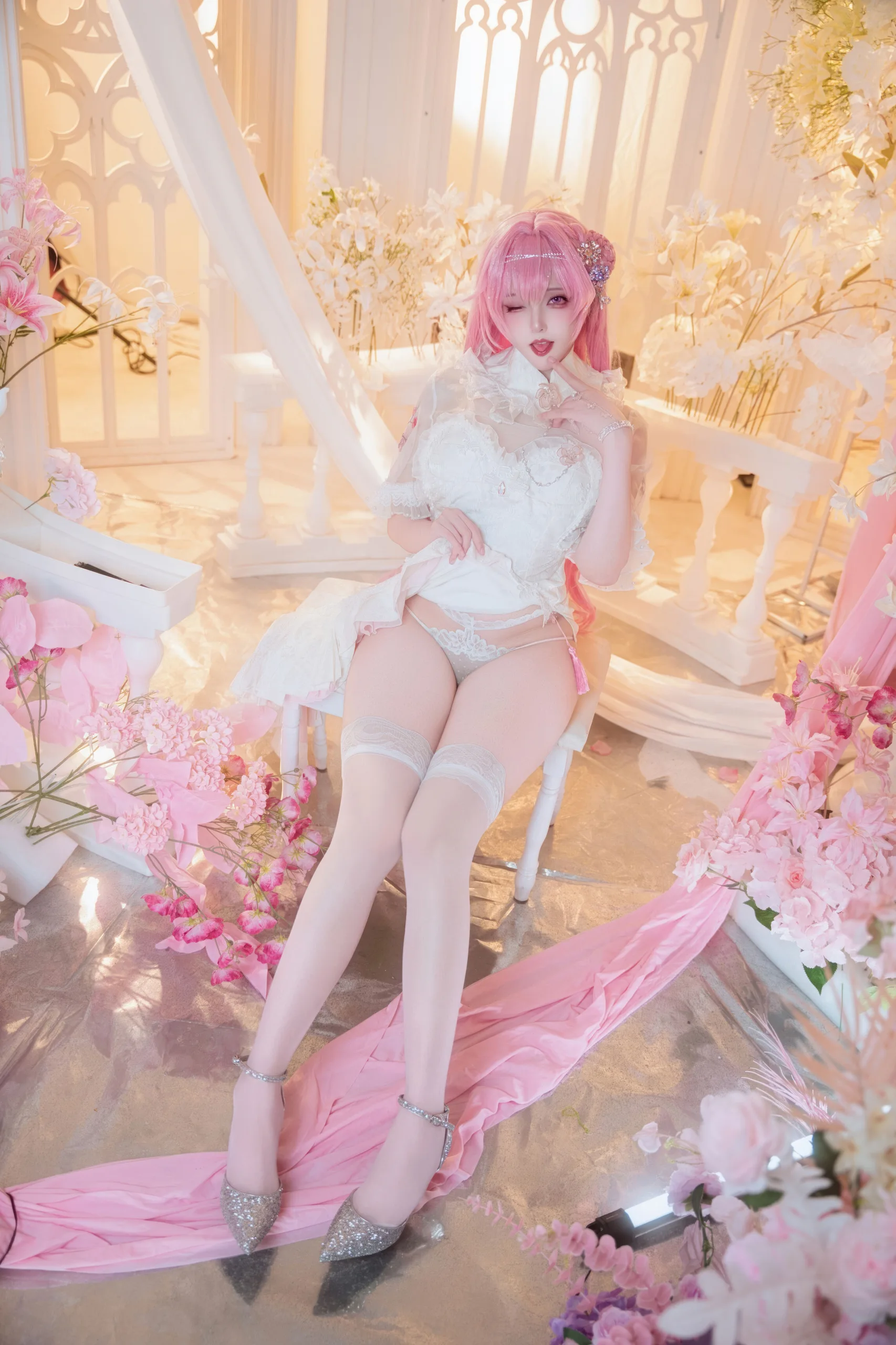 Natsuko夏夏子 – NO 108 NIKKE 桃乐丝旗袍78P 463 3M - 第21张写真大图