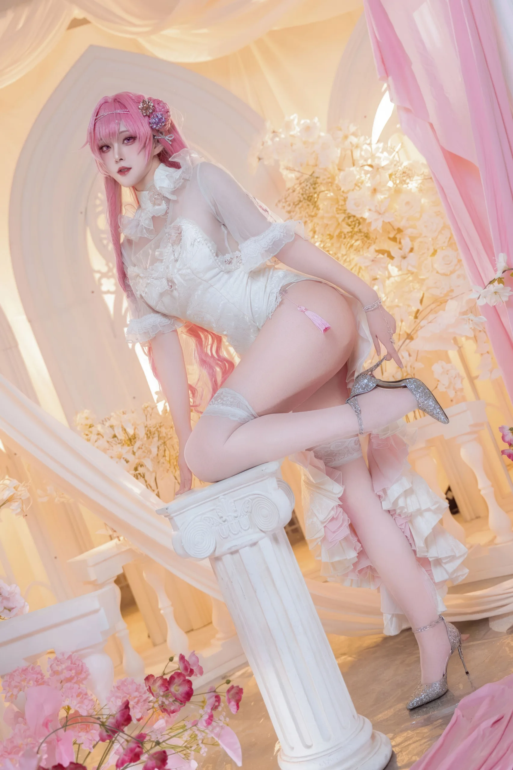 Natsuko夏夏子 – NO 108 NIKKE 桃乐丝旗袍78P 463 3M - 第23张写真大图