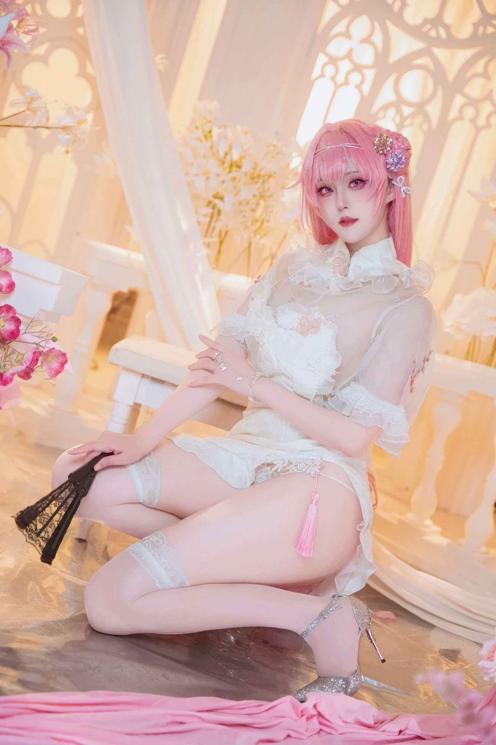 Natsuko夏夏子 – NO 108 NIKKE 桃乐丝旗袍78P 463 3M - 第38张写真大图