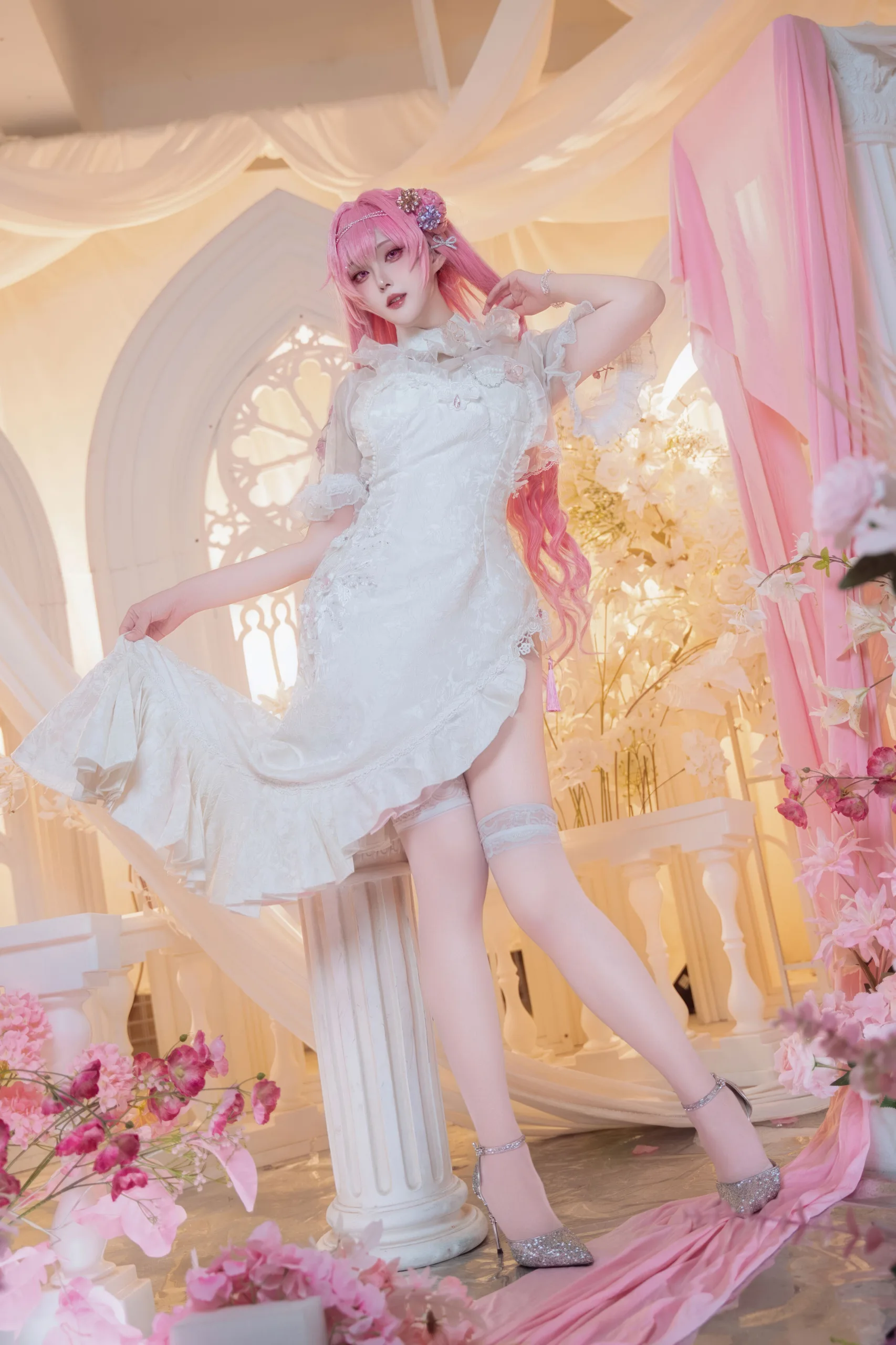 Natsuko夏夏子 – NO 108 NIKKE 桃乐丝旗袍78P 463 3M - 第56张写真大图