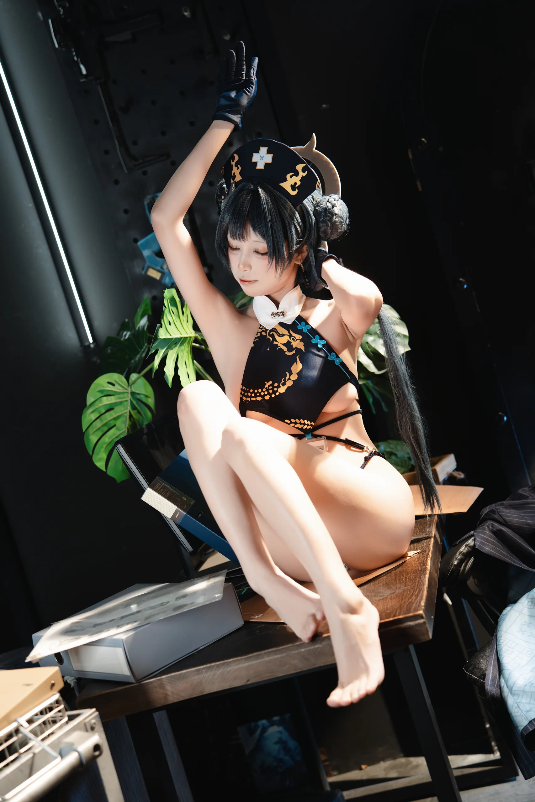 三无人型 蔚蓝档案 妃咲 72P - 第56张写真大图