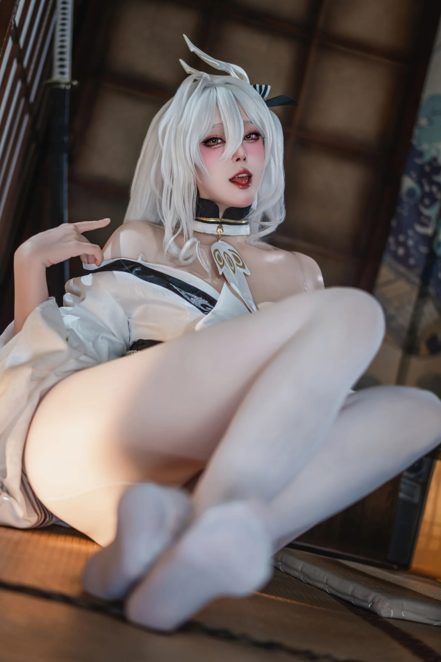 Natsuko夏夏子 碧蓝航线 白凤和服 87P - 第13张写真大图